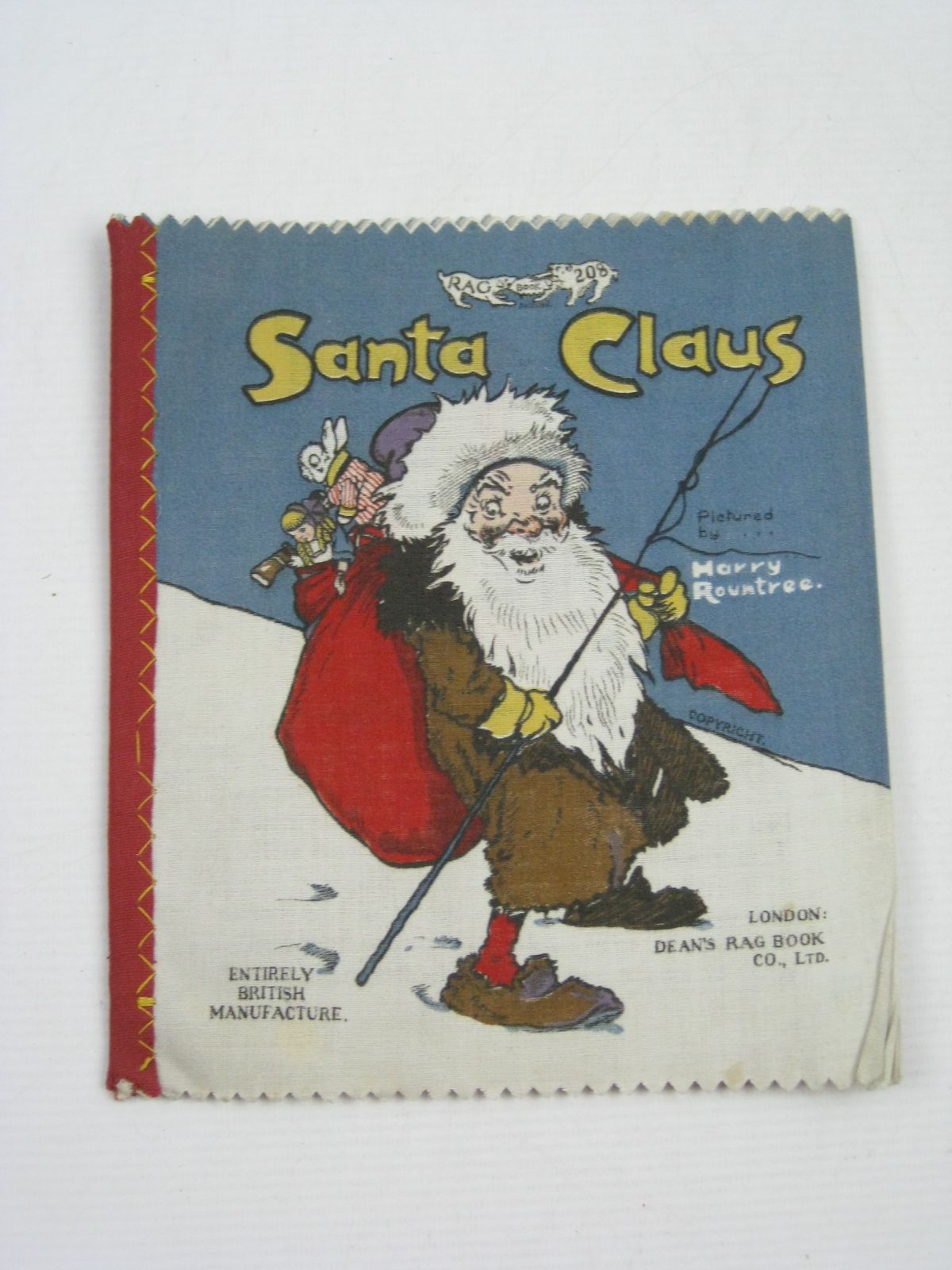 Photo of SANTA CLAUS written by Moore, Clement Clarke illustrated by Rountree, Harry published by Dean's Rag Book Co. Ltd. (STOCK CODE: 1315066)  for sale by Stella & Rose's Books
