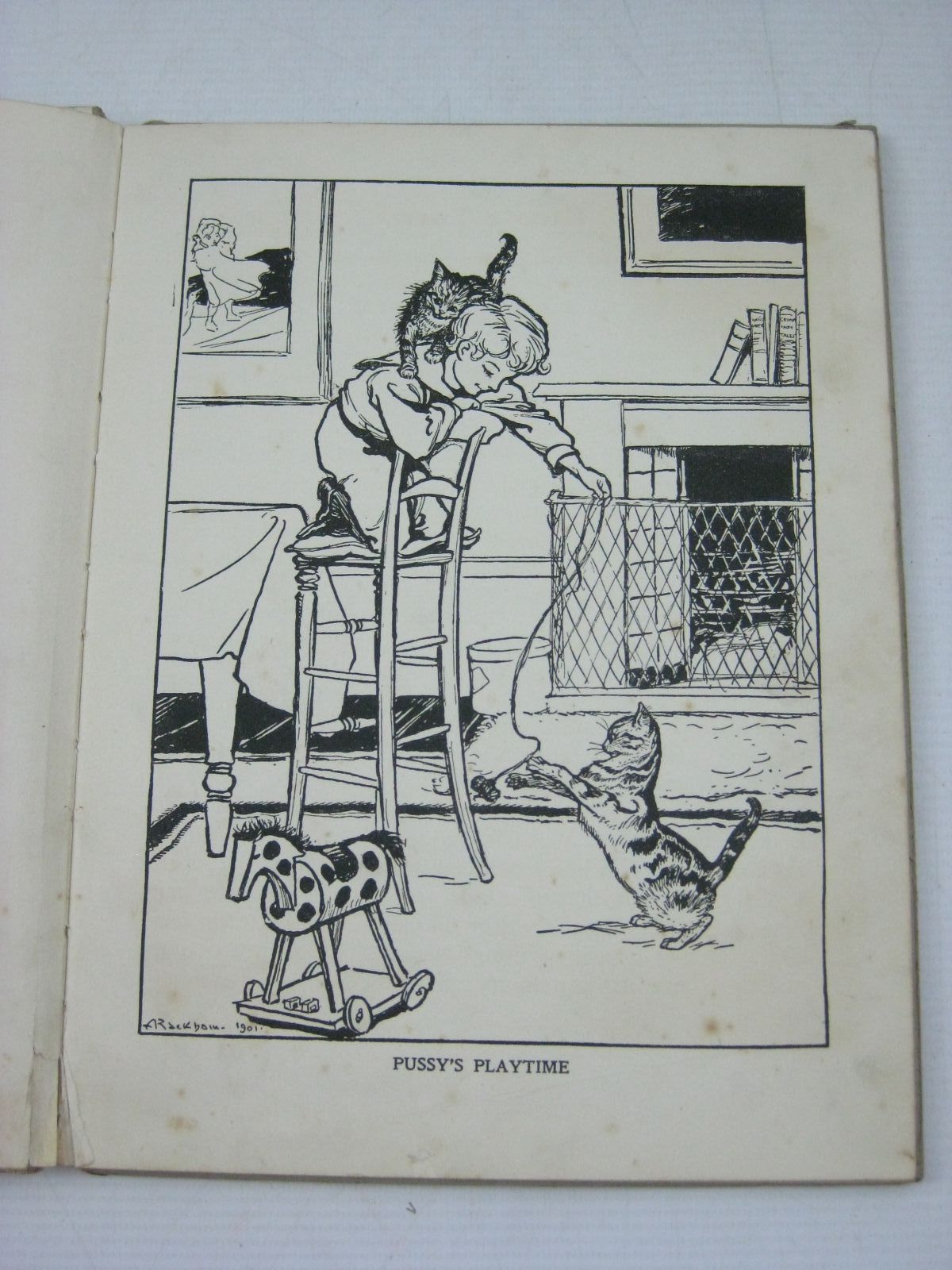 Photo of CATS AND DOGS FOR LITTLE FOLKS illustrated by Rackham, Arthur
Aldin, Cecil
Petherick, Rosa C.
Goss, G.W.
et al., published by Blackie And Son Limited (STOCK CODE: 1315538)  for sale by Stella & Rose's Books