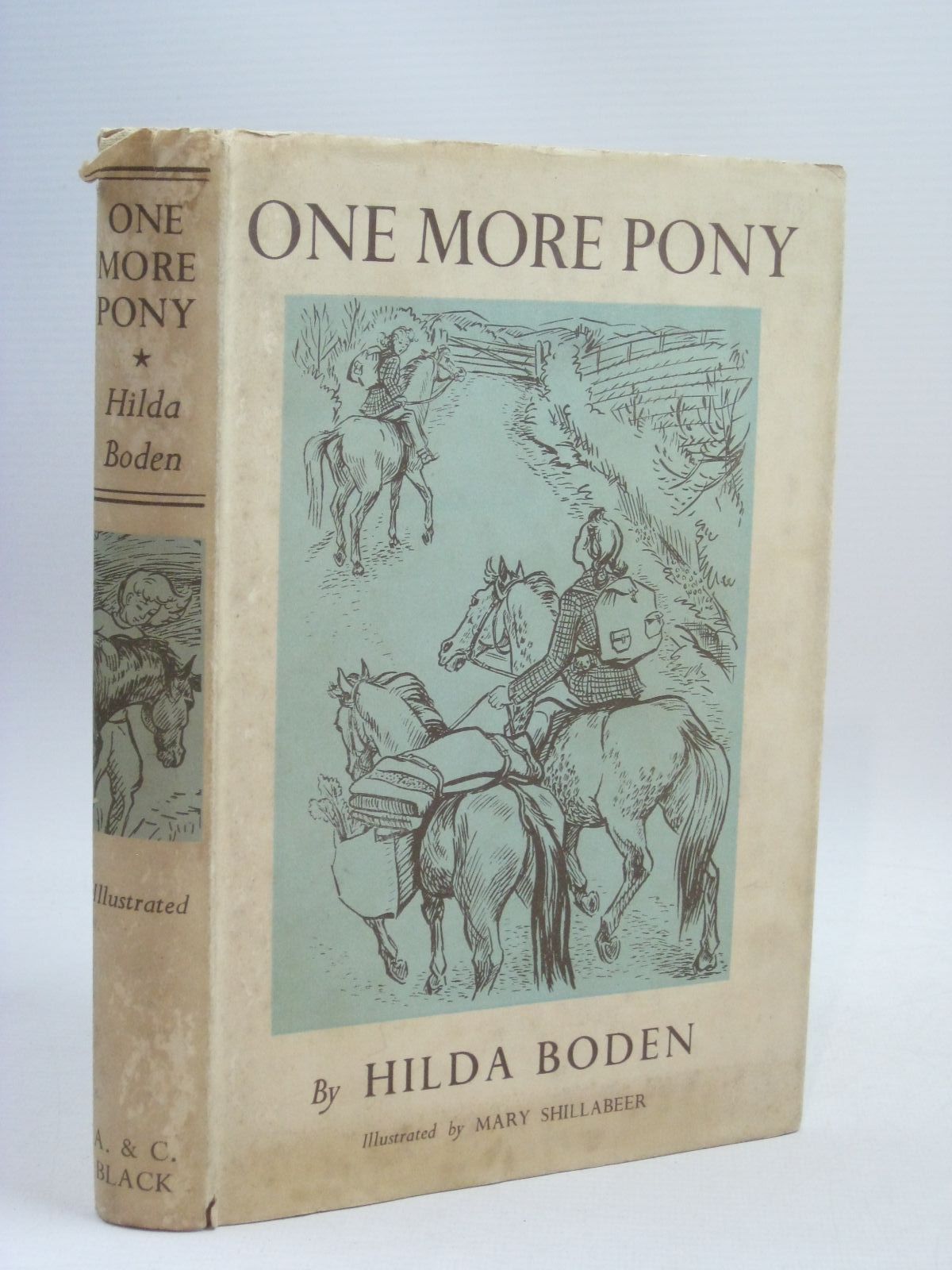Photo of ONE MORE PONY written by Boden, Hilda illustrated by Shillabeer, Mary published by Adam &amp; Charles Black (STOCK CODE: 1315927)  for sale by Stella & Rose's Books