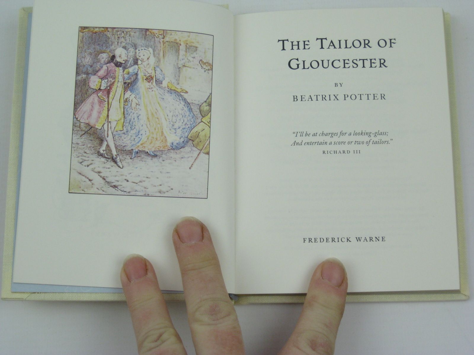 Photo of THE TAILOR OF GLOUCESTER written by Potter, Beatrix illustrated by Potter, Beatrix published by Frederick Warne, The Penguin Group (STOCK CODE: 1316336)  for sale by Stella & Rose's Books