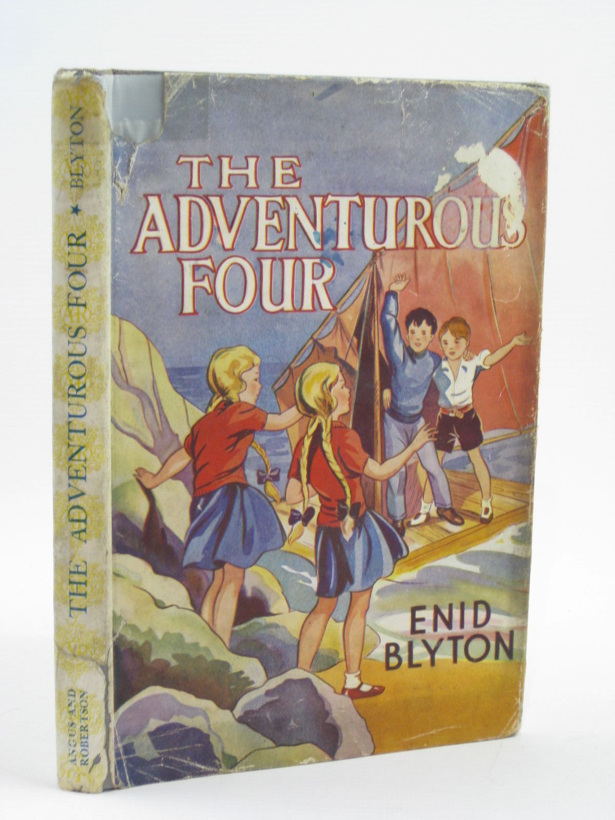 Photo of THE ADVENTUROUS FOUR written by Blyton, Enid illustrated by Davie, E.H. published by Angus &amp; Robertson Ltd. (STOCK CODE: 1316495)  for sale by Stella & Rose's Books