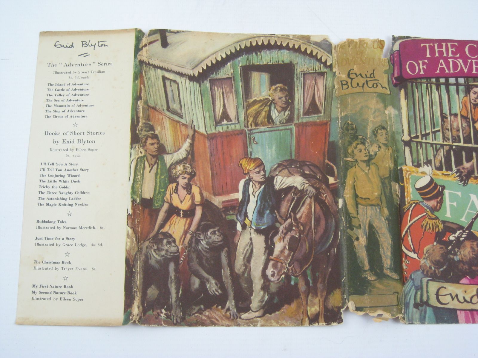 Photo of THE CIRCUS OF ADVENTURE written by Blyton, Enid illustrated by Tresilian, Stuart published by Macmillan & Co. Ltd. (STOCK CODE: 1316496)  for sale by Stella & Rose's Books