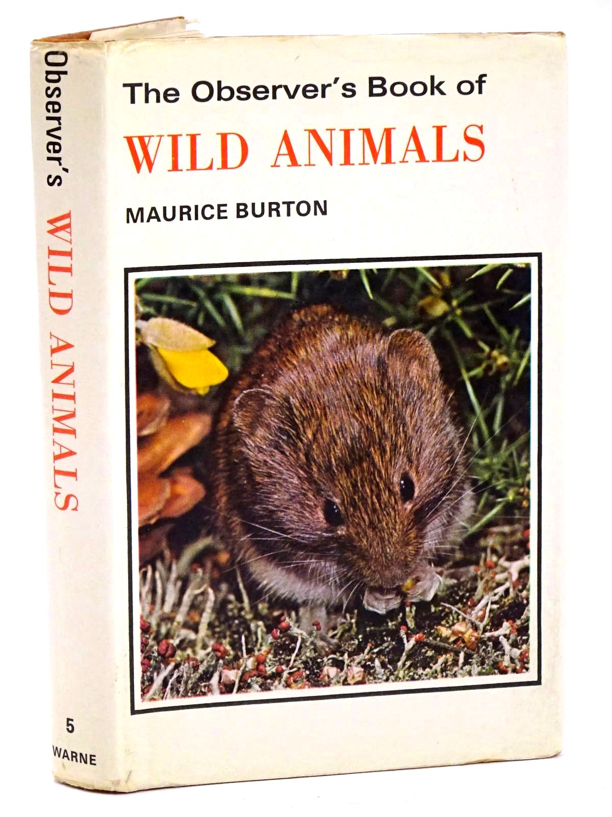 Photo of THE OBSERVER'S BOOK OF WILD ANIMALS written by Burton, Maurice published by Frederick Warne &amp; Co Ltd. (STOCK CODE: 1318407)  for sale by Stella & Rose's Books