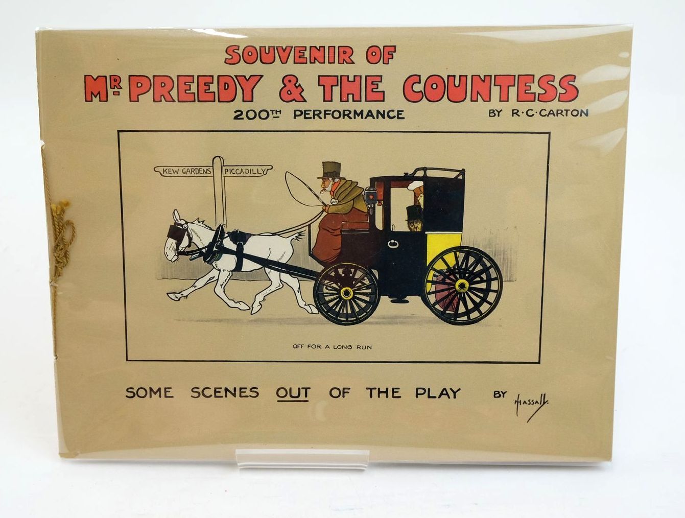 Photo of SOUVENIR OF MR. PREEDY &amp; THE COUNTESS 200TH PERFORMANCE written by Carton, R.C. illustrated by Hassall, John published by David Allen &amp; Sons Ltd (STOCK CODE: 1320794)  for sale by Stella & Rose's Books