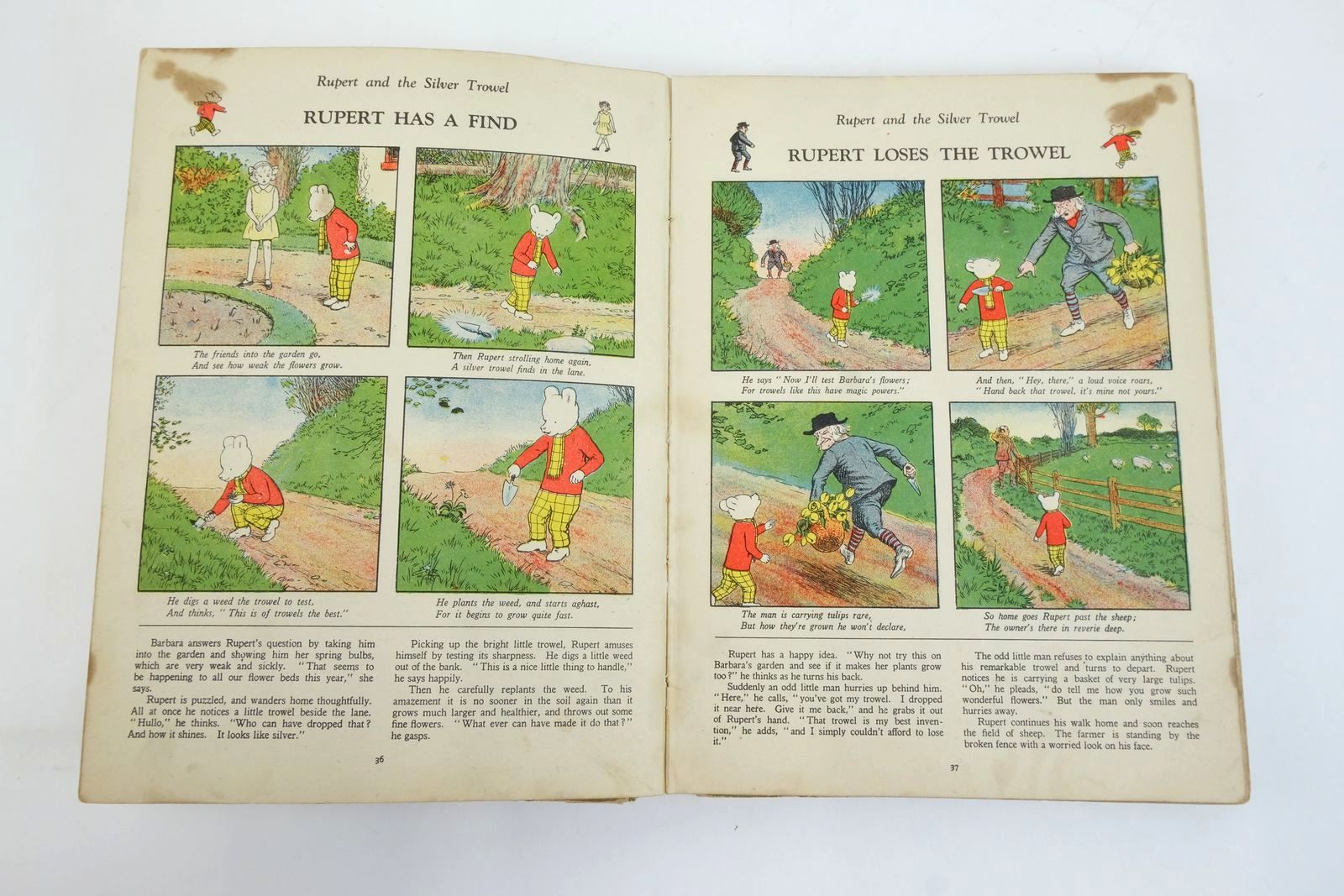 Photo of RUPERT ANNUAL 1940 - RUPERT'S ADVENTURE BOOK written by Bestall, Alfred illustrated by Bestall, Alfred published by Daily Express (STOCK CODE: 1321969)  for sale by Stella & Rose's Books