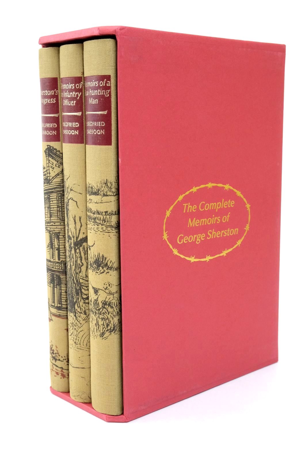 Photo of THE COMPLETE MEMOIRS OF GEORGE SHERSTON (3 VOLUMES) written by Sassoon, Siegfried illustrated by Lawrence, John published by Folio Society (STOCK CODE: 1322509)  for sale by Stella & Rose's Books