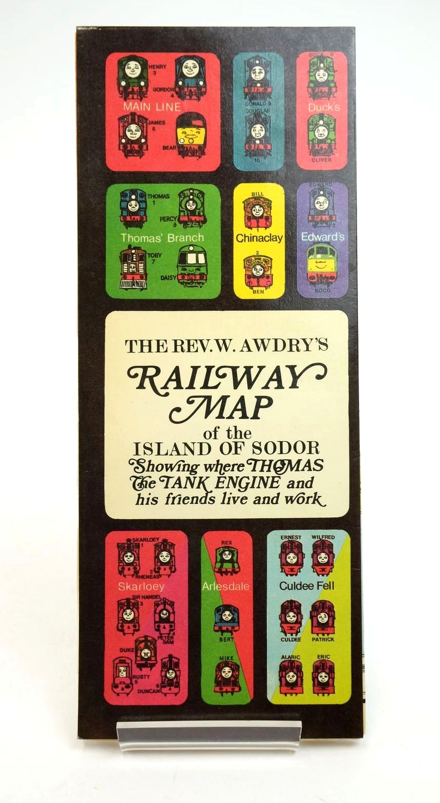 Stella & Rose's Books THE REV. W. AWDRY'S RAILWAY MAP OF THE ISLAND