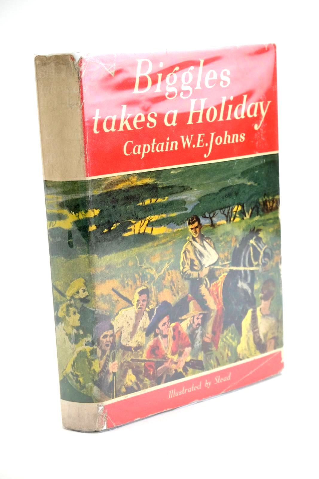 Photo of BIGGLES TAKES A HOLIDAY written by Johns, W.E. illustrated by Stead,  published by Hodder & Stoughton (STOCK CODE: 1323319)  for sale by Stella & Rose's Books
