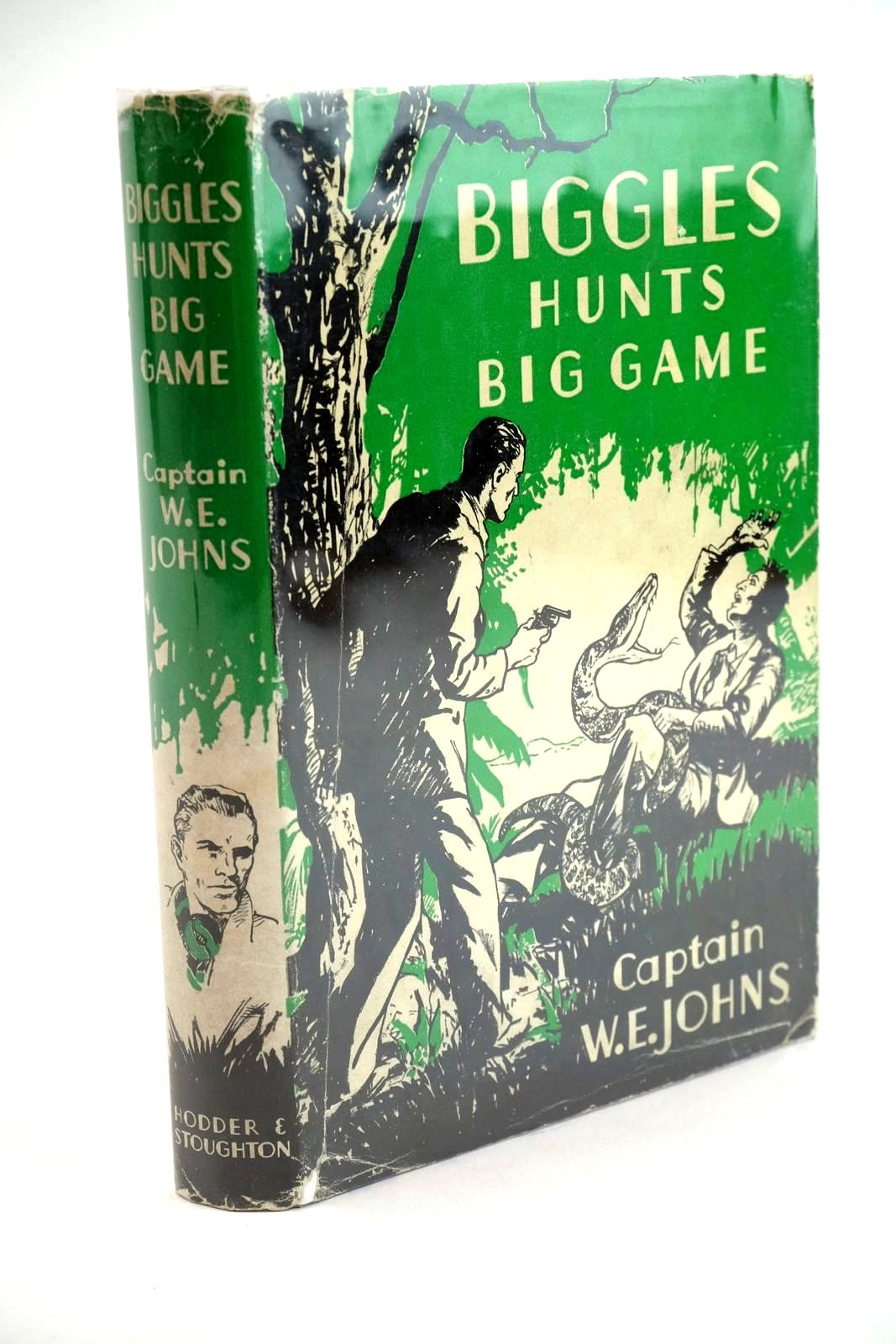 Photo of BIGGLES HUNTS BIG GAME written by Johns, W.E. illustrated by Stead,  published by Hodder &amp; Stoughton (STOCK CODE: 1323410)  for sale by Stella & Rose's Books