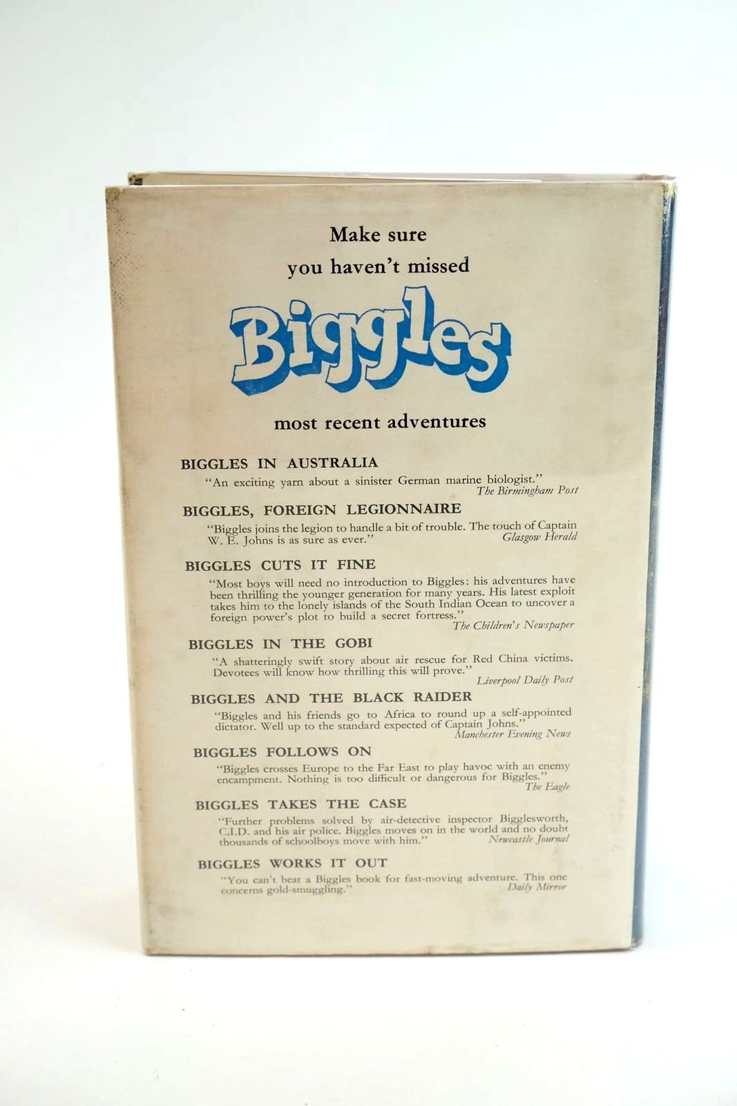 Photo of NO REST FOR BIGGLES written by Johns, W.E. illustrated by Stead,  published by Hodder & Stoughton (STOCK CODE: 1323439)  for sale by Stella & Rose's Books