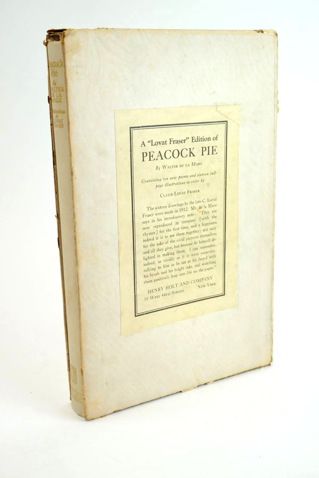 Photo of PEACOCK PIE - A BOOK OF RHYMES written by De La Mare, Walter illustrated by Fraser, Claud Lovat published by Henry Holt and Company (STOCK CODE: 1323474)  for sale by Stella & Rose's Books