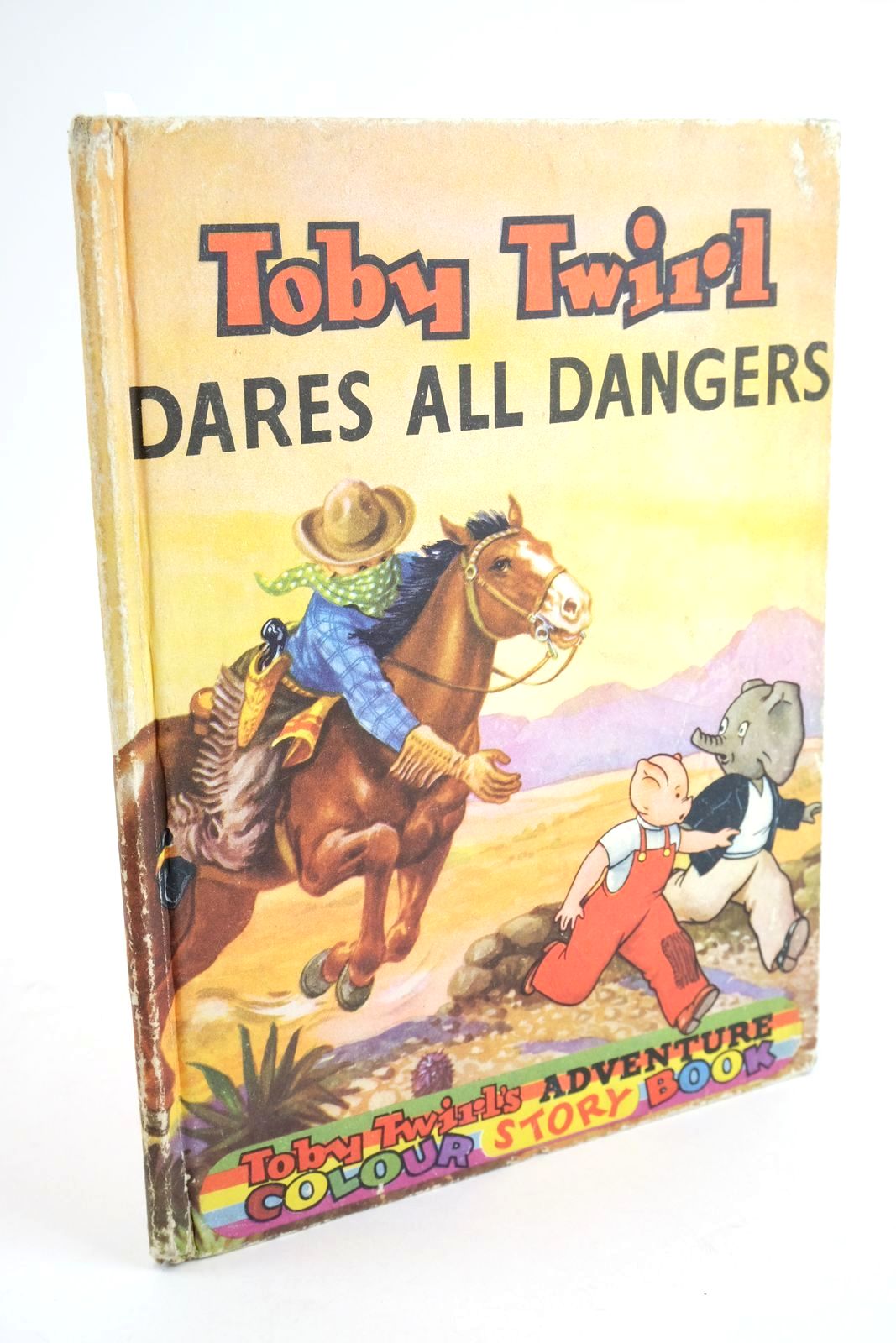 Photo of TOBY TWIRL DARES ALL DANGERS written by Hodgetts, Sheila illustrated by Jeffrey, E. published by Sampson Low, Marston &amp; Co. Ltd. (STOCK CODE: 1323656)  for sale by Stella & Rose's Books