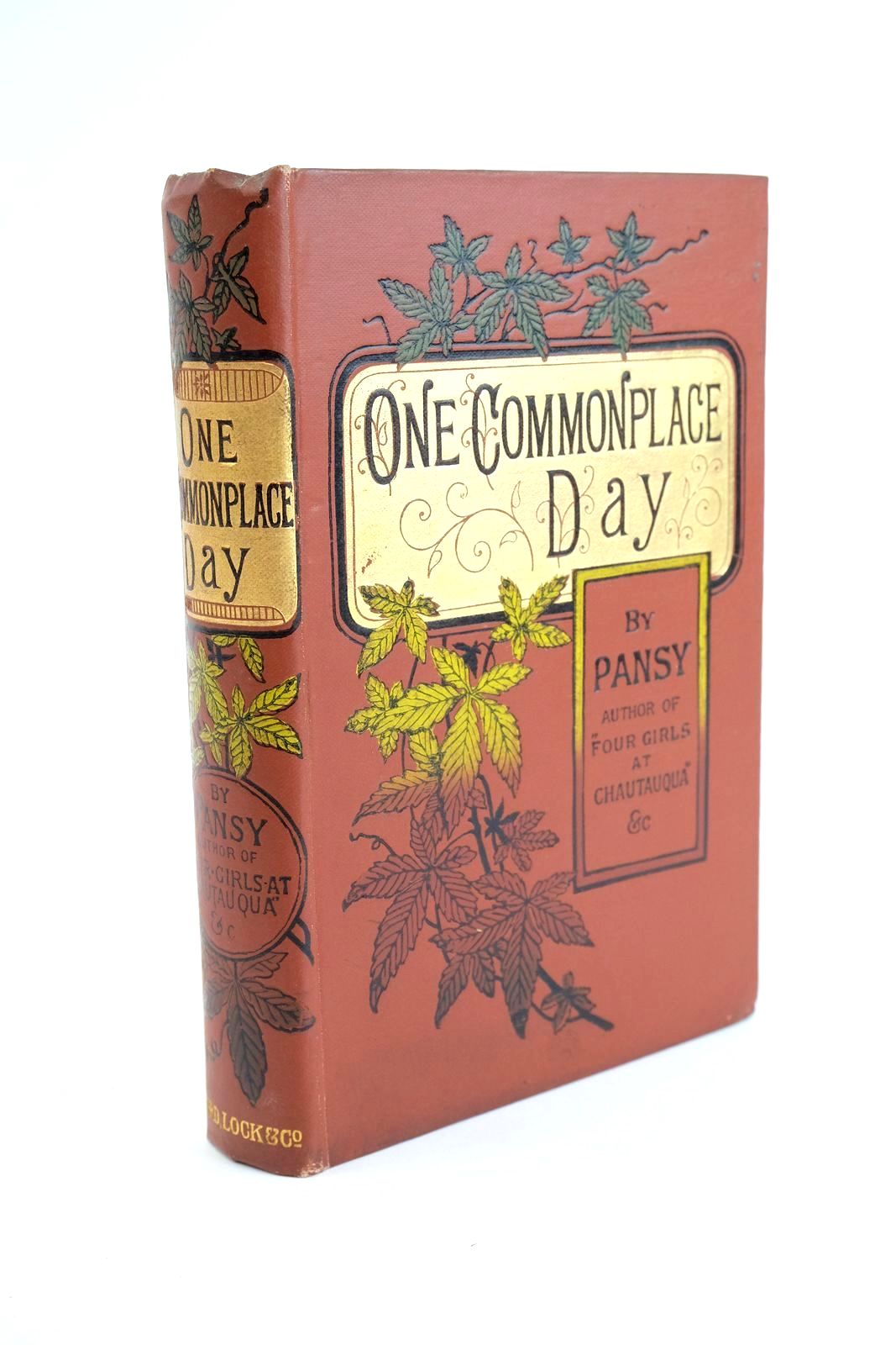 Photo of ONE COMMONPLACE DAY written by Pansy, published by Ward, Lock, Bowden & Co. (STOCK CODE: 1323788)  for sale by Stella & Rose's Books