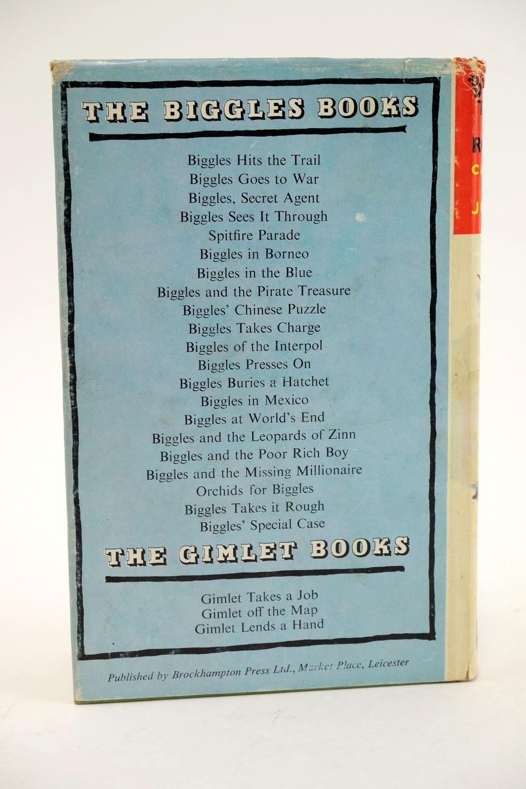Photo of BIGGLES TAKES IT ROUGH written by Johns, W.E. illustrated by Stead, Leslie published by Brockhampton Press (STOCK CODE: 1324040)  for sale by Stella & Rose's Books