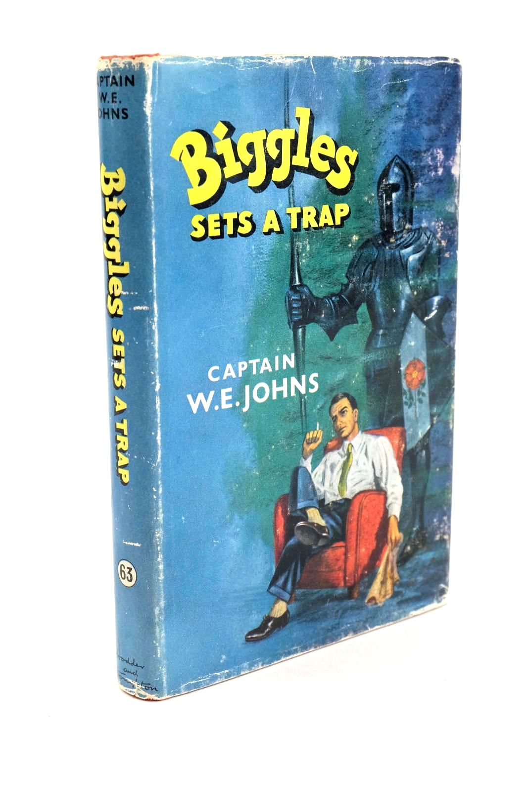 Photo of BIGGLES SETS A TRAP written by Johns, W.E. illustrated by Stead,  published by Hodder &amp; Stoughton (STOCK CODE: 1324109)  for sale by Stella & Rose's Books