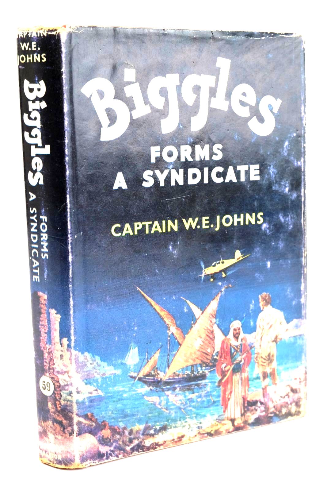 Photo of BIGGLES FORMS A SYNDICATE written by Johns, W.E. illustrated by Stead,  published by Hodder &amp; Stoughton (STOCK CODE: 1324266)  for sale by Stella & Rose's Books