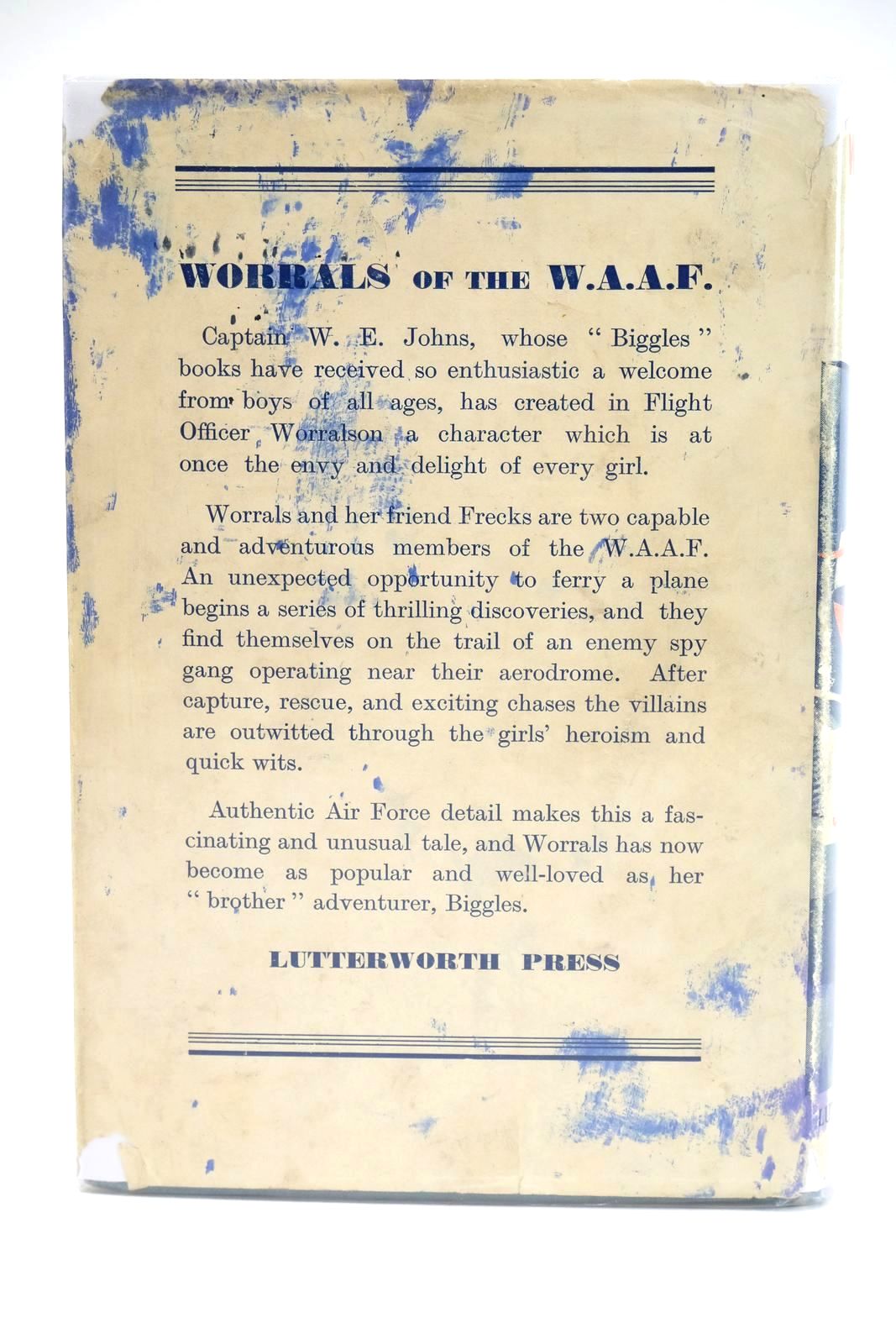 Photo of WORRALS OF THE W.A.A.F. written by Johns, W.E. published by Lutterworth Press (STOCK CODE: 1324494)  for sale by Stella & Rose's Books