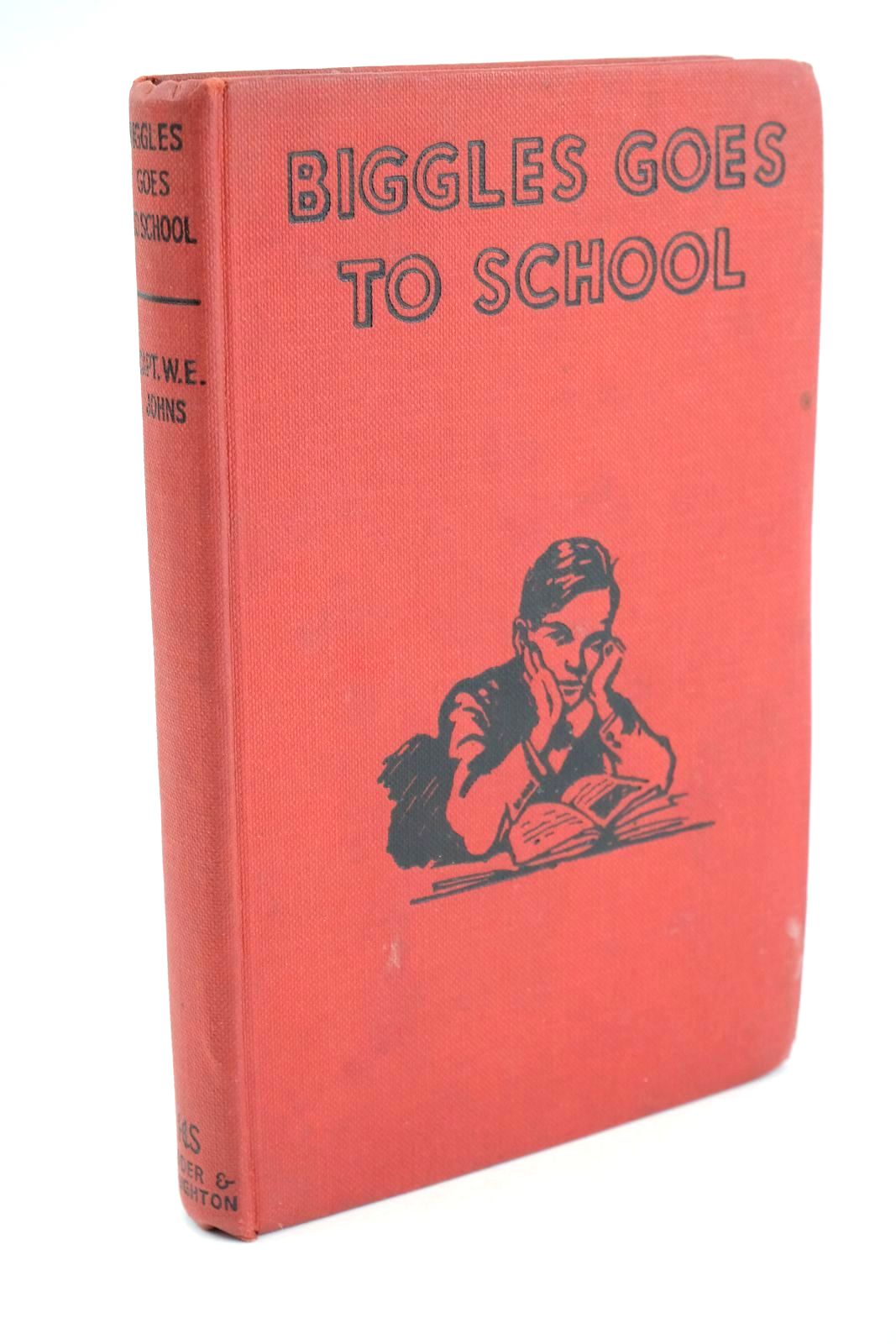 Photo of BIGGLES GOES TO SCHOOL written by Johns, W.E. illustrated by Stead,  published by Hodder & Stoughton (STOCK CODE: 1324855)  for sale by Stella & Rose's Books
