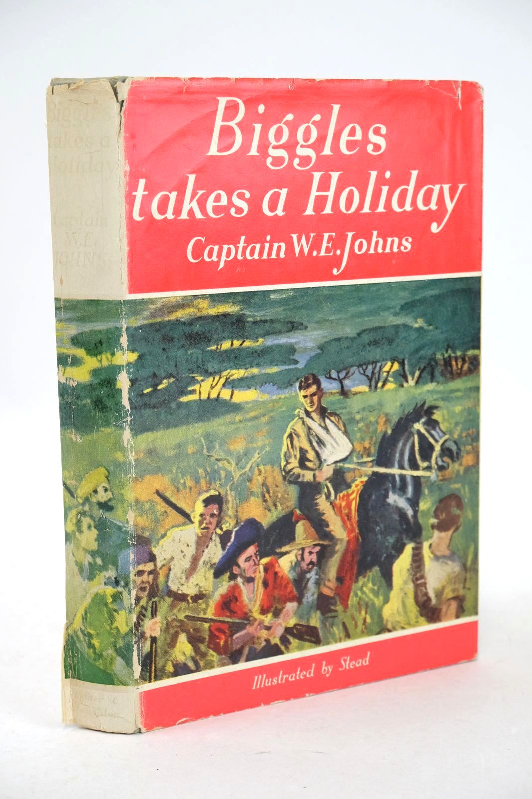 Photo of BIGGLES TAKES A HOLIDAY written by Johns, W.E. illustrated by Stead,  published by Hodder &amp; Stoughton (STOCK CODE: 1326104)  for sale by Stella & Rose's Books