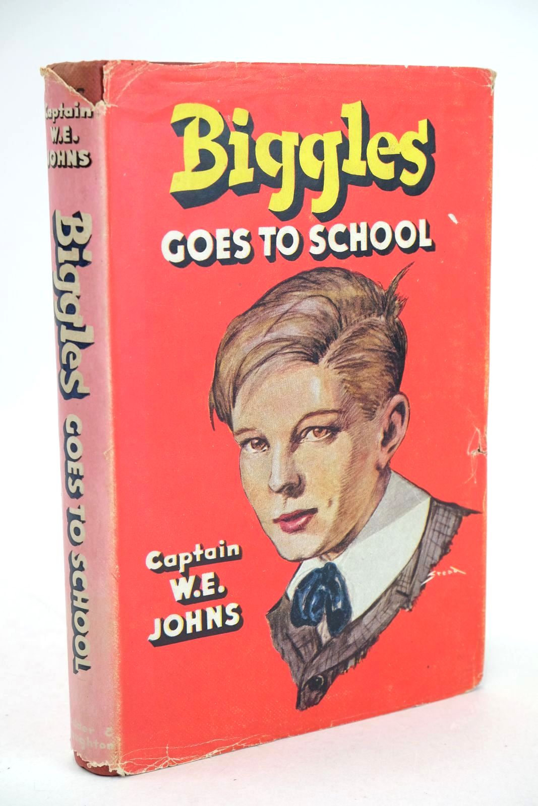 Photo of BIGGLES GOES TO SCHOOL written by Johns, W.E. illustrated by Stead,  published by Hodder & Stoughton (STOCK CODE: 1326110)  for sale by Stella & Rose's Books
