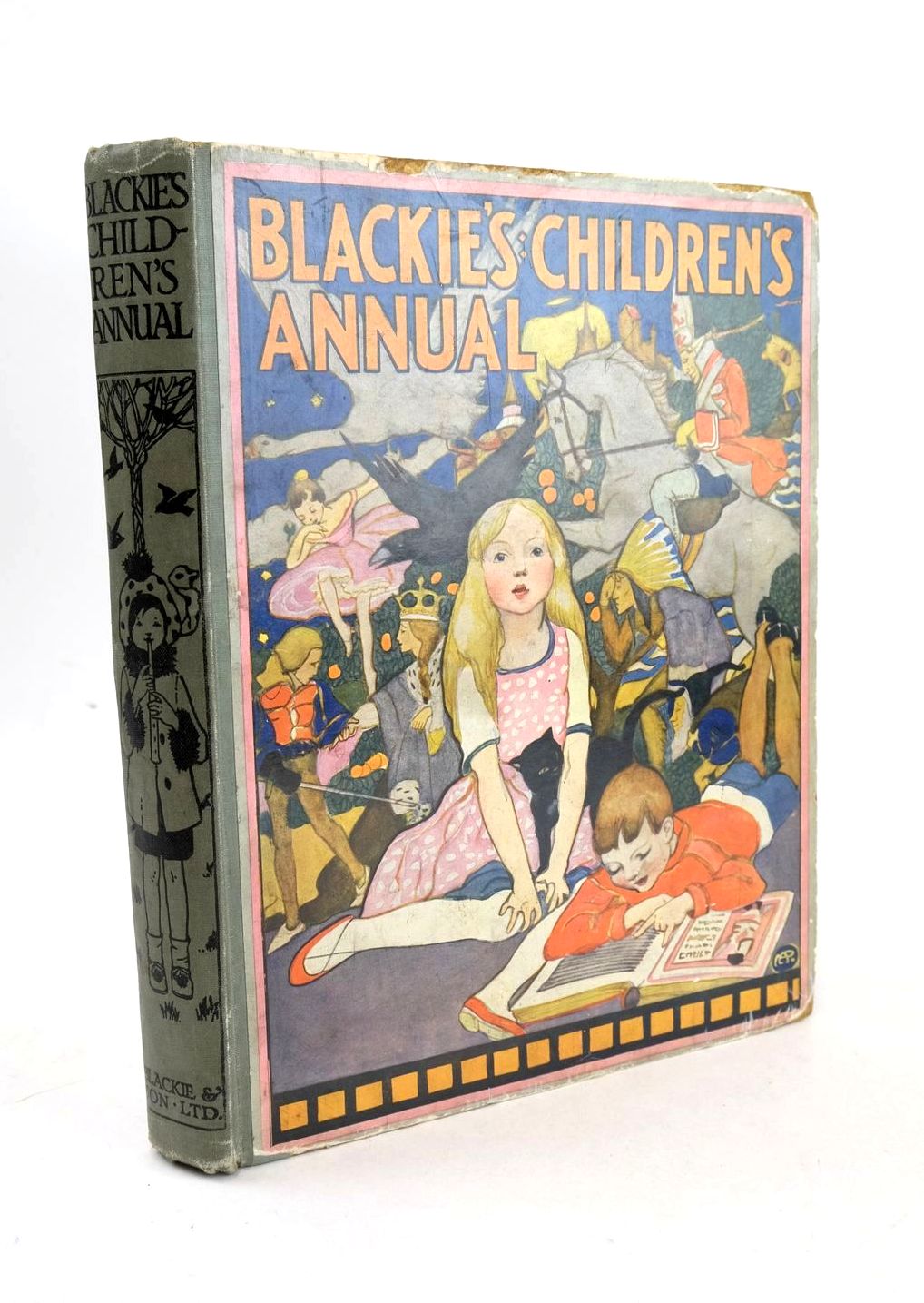Photo of BLACKIE'S CHILDREN'S ANNUAL 16TH YEAR written by Wemyss, Mrs. George Joan, Natalie Brazil, Angela et al,  illustrated by Brock, H.M. Richardson, Agnes Peart, M.A. Harrison, Florence et al.,  published by Blackie &amp; Son Ltd. (STOCK CODE: 1326307)  for sale by Stella & Rose's Books