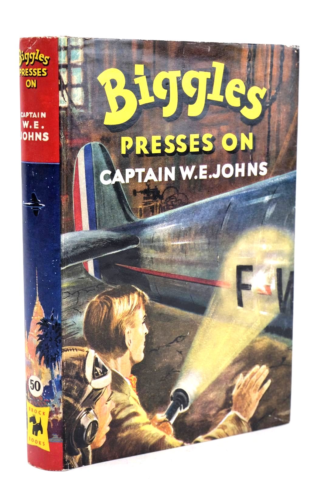 Photo of BIGGLES PRESSES ON written by Johns, W.E. illustrated by Stead, Leslie published by Brockhampton Press (STOCK CODE: 1326615)  for sale by Stella & Rose's Books