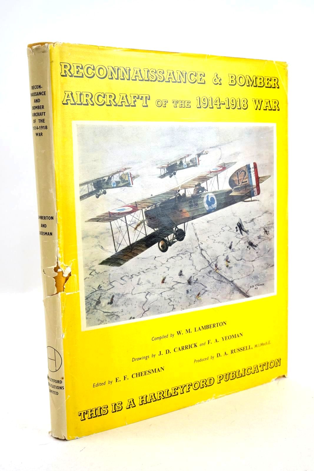 Photo of RECONNAISSANCE &AMP; BOMBER AIRCRAFT OF THE 1914-1948 WAR written by Lamberton, W.M. Cheesman, E.F. illustrated by Carrick, J.D. Yeoman, F.A. published by Harleyford Publications Limited (STOCK CODE: 1326651)  for sale by Stella & Rose's Books