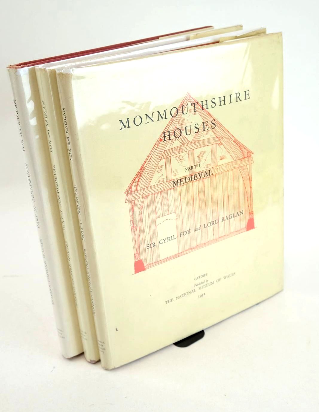 Photo of MONMOUTHSHIRE HOUSES (3 VOLS) written by Fox, Cyril Raglan, Lord published by National Museum of Wales (STOCK CODE: 1327183)  for sale by Stella & Rose's Books