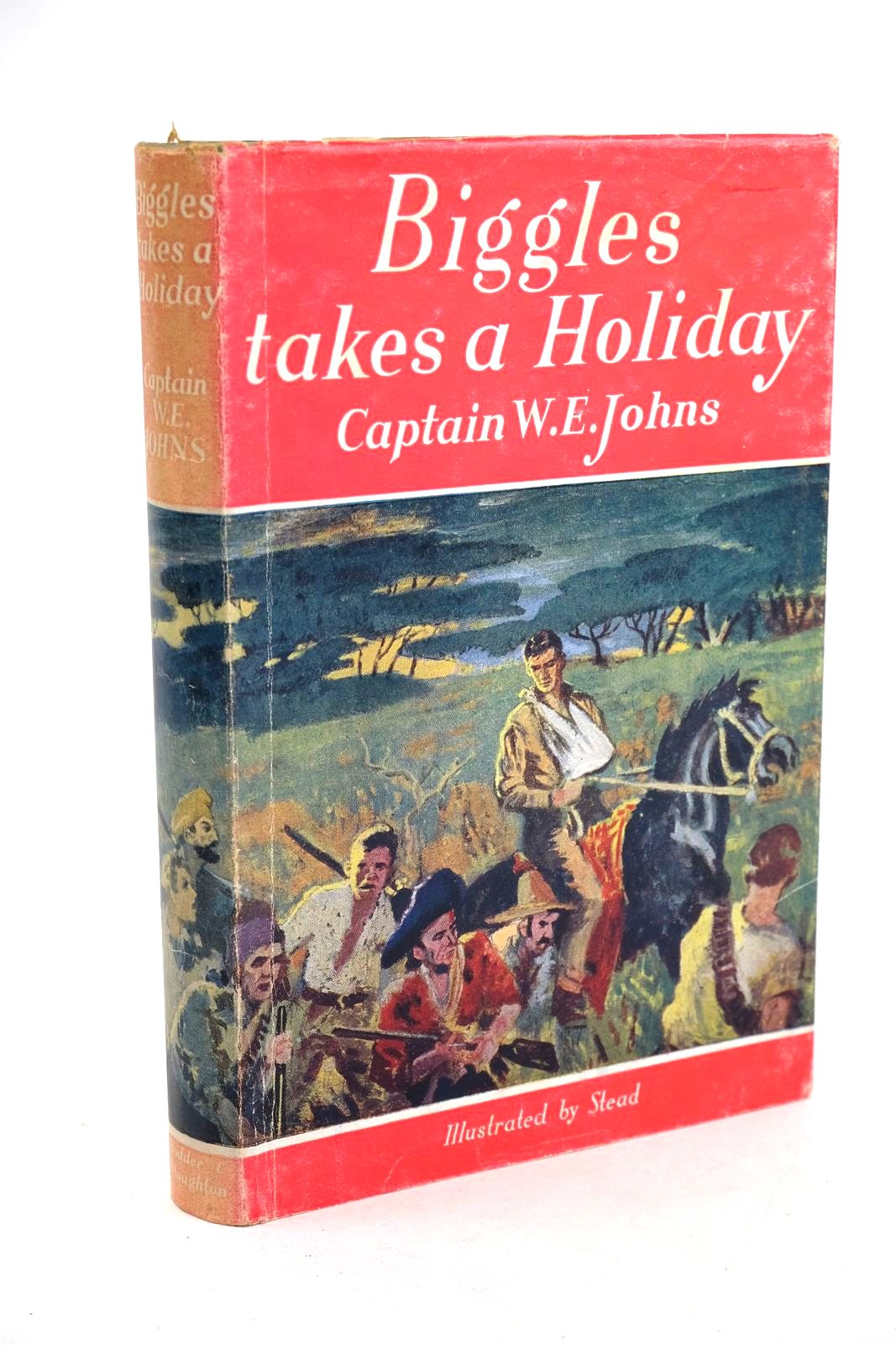 Photo of BIGGLES TAKES A HOLIDAY written by Johns, W.E. illustrated by Stead,  published by Hodder &amp; Stoughton (STOCK CODE: 1330733)  for sale by Stella & Rose's Books