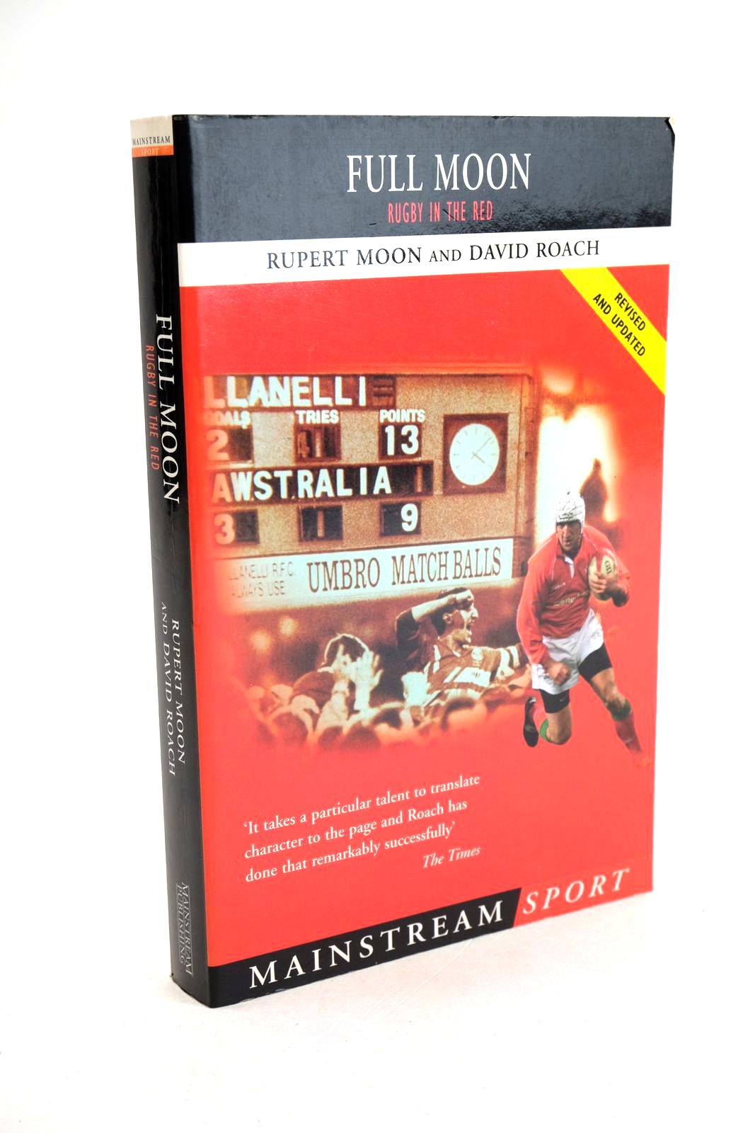 Photo of FULL MOON: RUGBY IN THE RED written by Moon, Rupert Roach, David published by Mainstream Publishing (STOCK CODE: 1330748)  for sale by Stella & Rose's Books