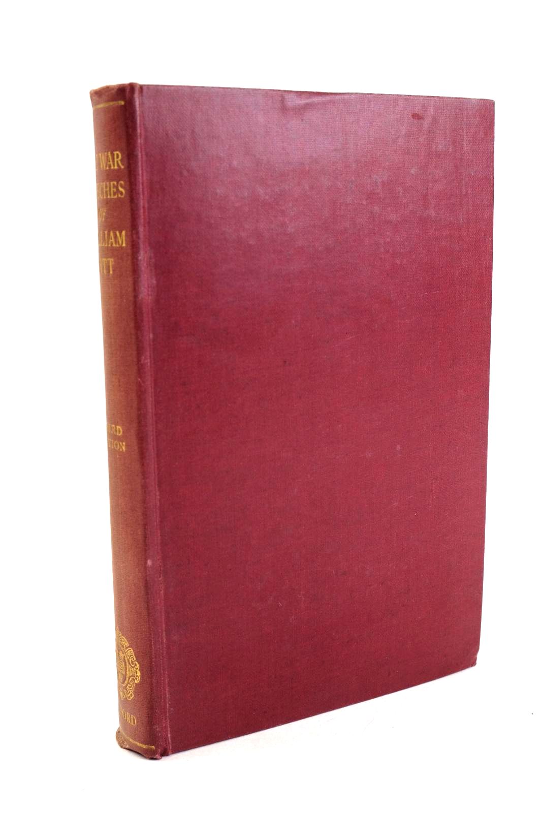 Photo of THE WAR SPEECHES OF WILLIAM PITT THE YOUNGER written by Coupland, R. Churchill, Winston S. published by Oxford at the Clarendon Press (STOCK CODE: 1330902)  for sale by Stella & Rose's Books