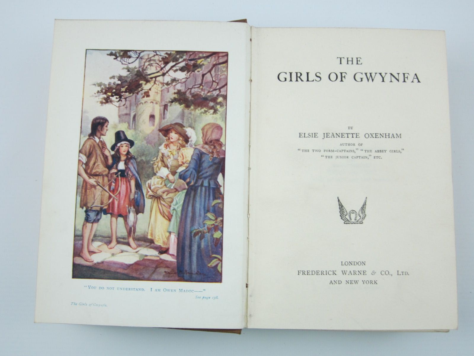 Photo of THE GIRLS OF GWYNFA written by Oxenham, Elsie J. published by Frederick Warne & Co Ltd. (STOCK CODE: 1401412)  for sale by Stella & Rose's Books