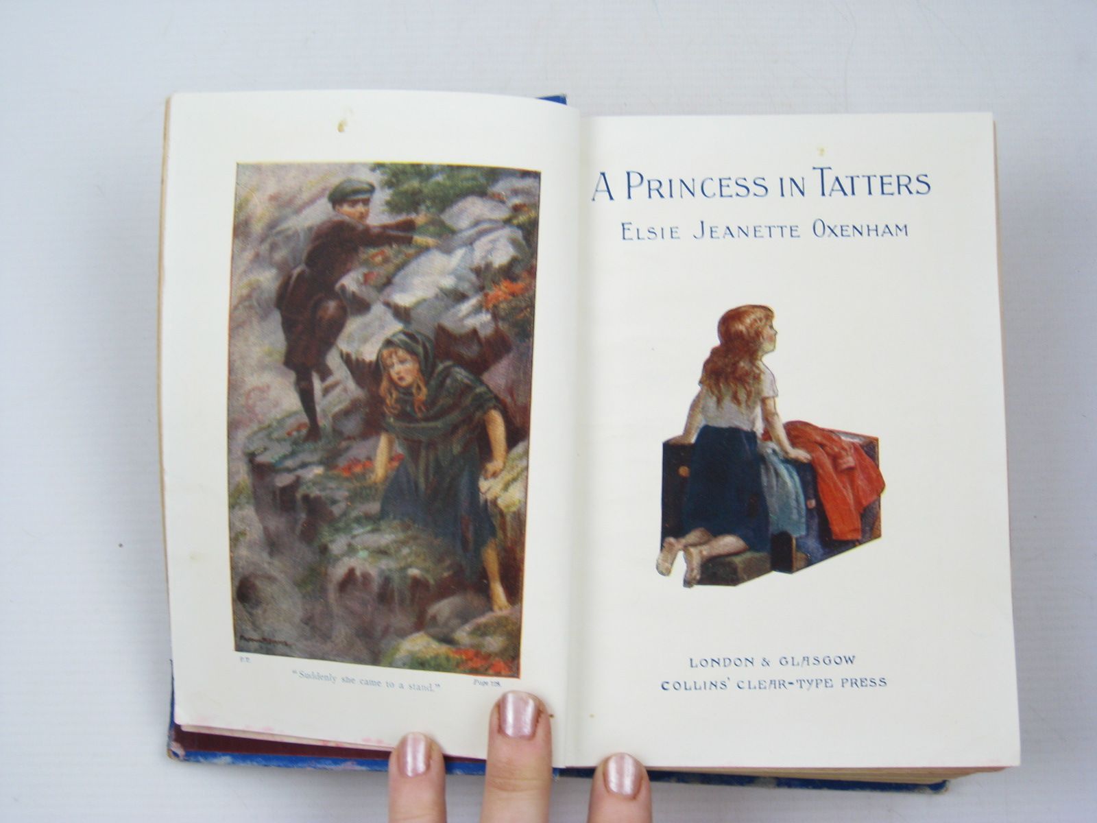 Photo of A PRINCESS IN TATTERS written by Oxenham, Elsie J. illustrated by Adams, Frank published by Collins Clear-Type Press (STOCK CODE: 1402630)  for sale by Stella & Rose's Books