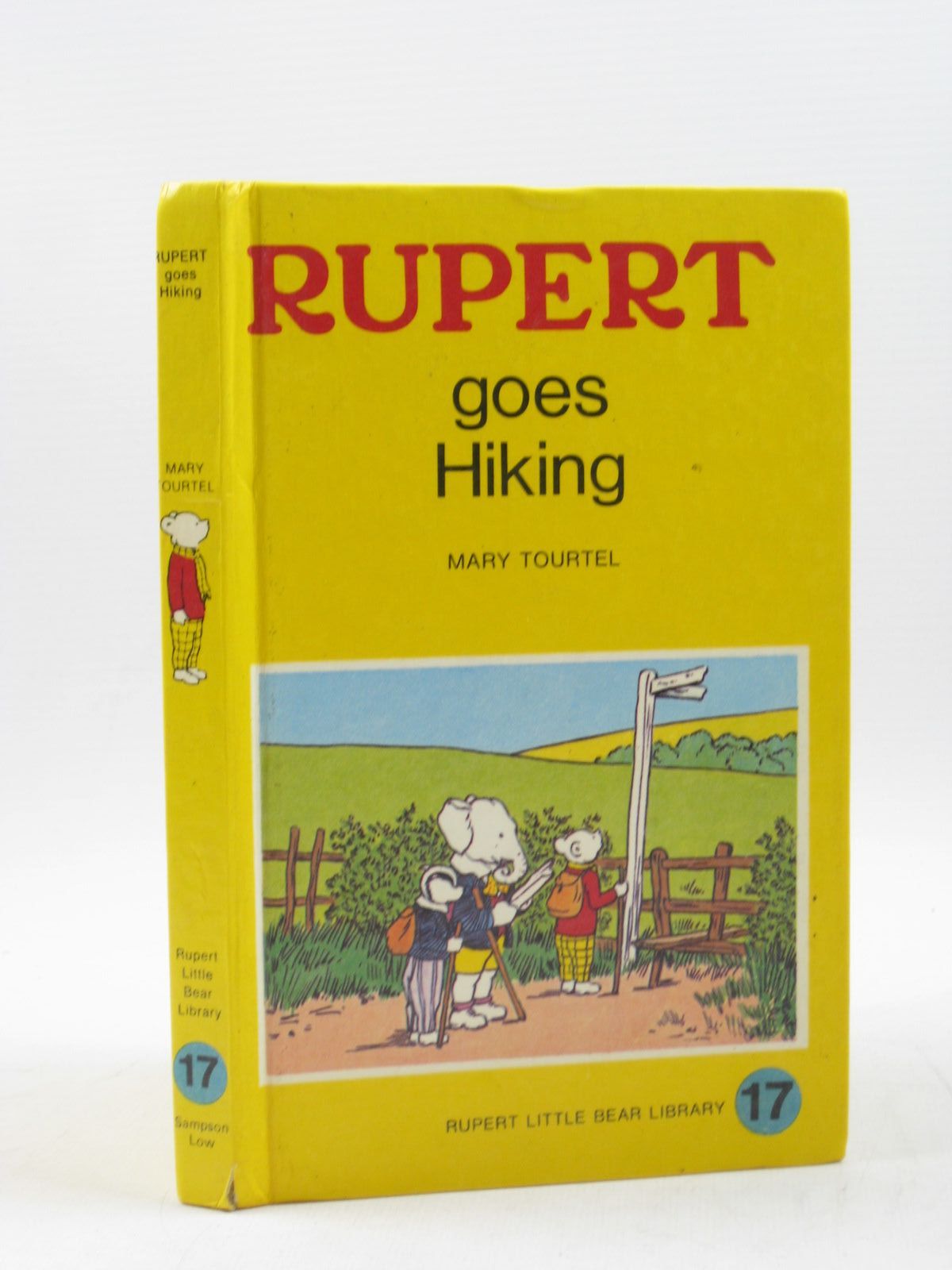 Photo of RUPERT GOES HIKING - RUPERT LITTLE BEAR LIBRARY No. 17 (WOOLWORTH) written by Tourtel, Mary illustrated by Tourtel, Mary published by Sampson Low, Marston &amp; Co. Ltd. (STOCK CODE: 1402875)  for sale by Stella & Rose's Books