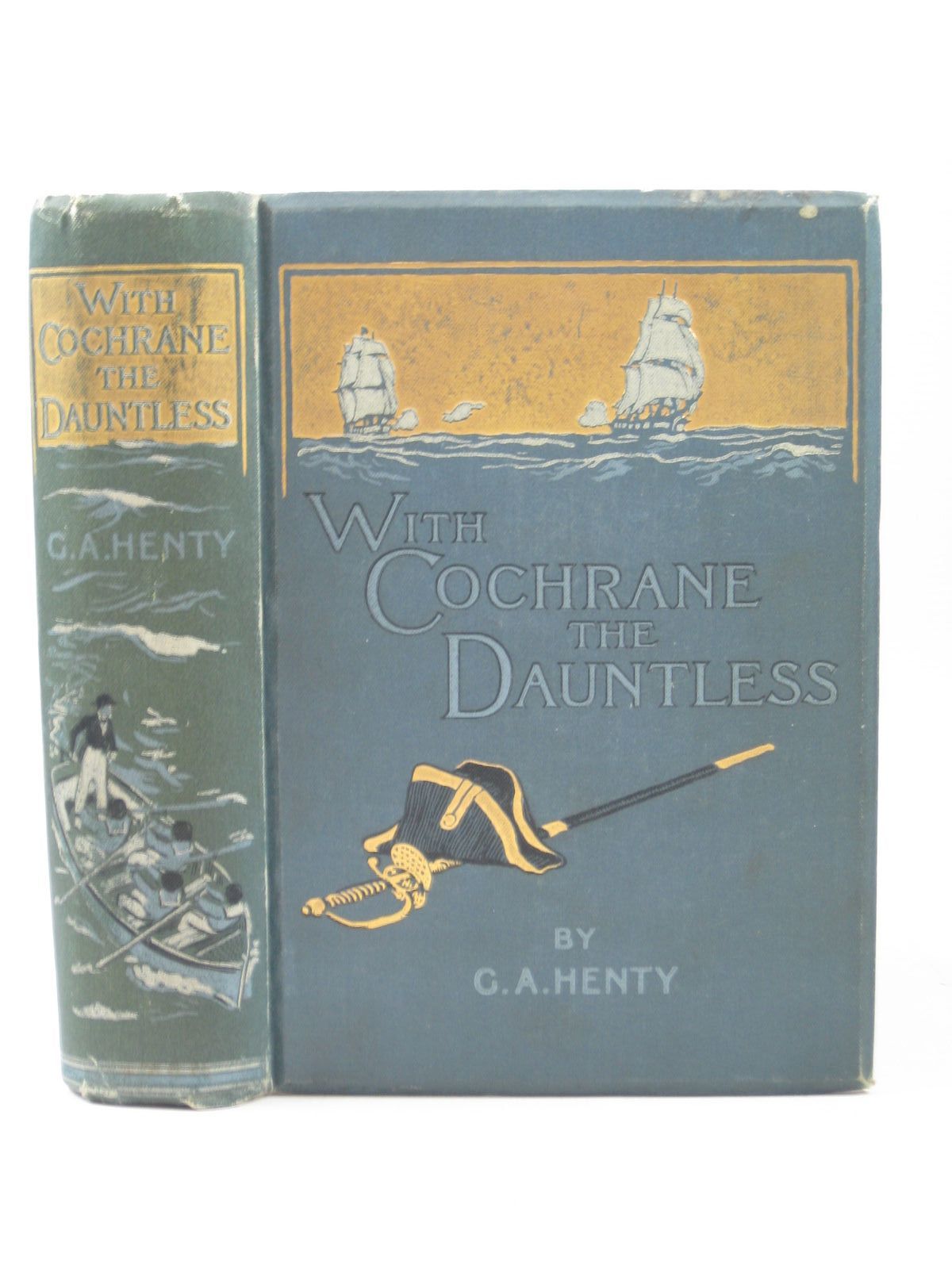 Photo of WITH COCHRANE THE DAUNTLESS written by Henty, G.A. illustrated by Margetson, W.H. published by Blackie &amp; Son Ltd. (STOCK CODE: 1403475)  for sale by Stella & Rose's Books