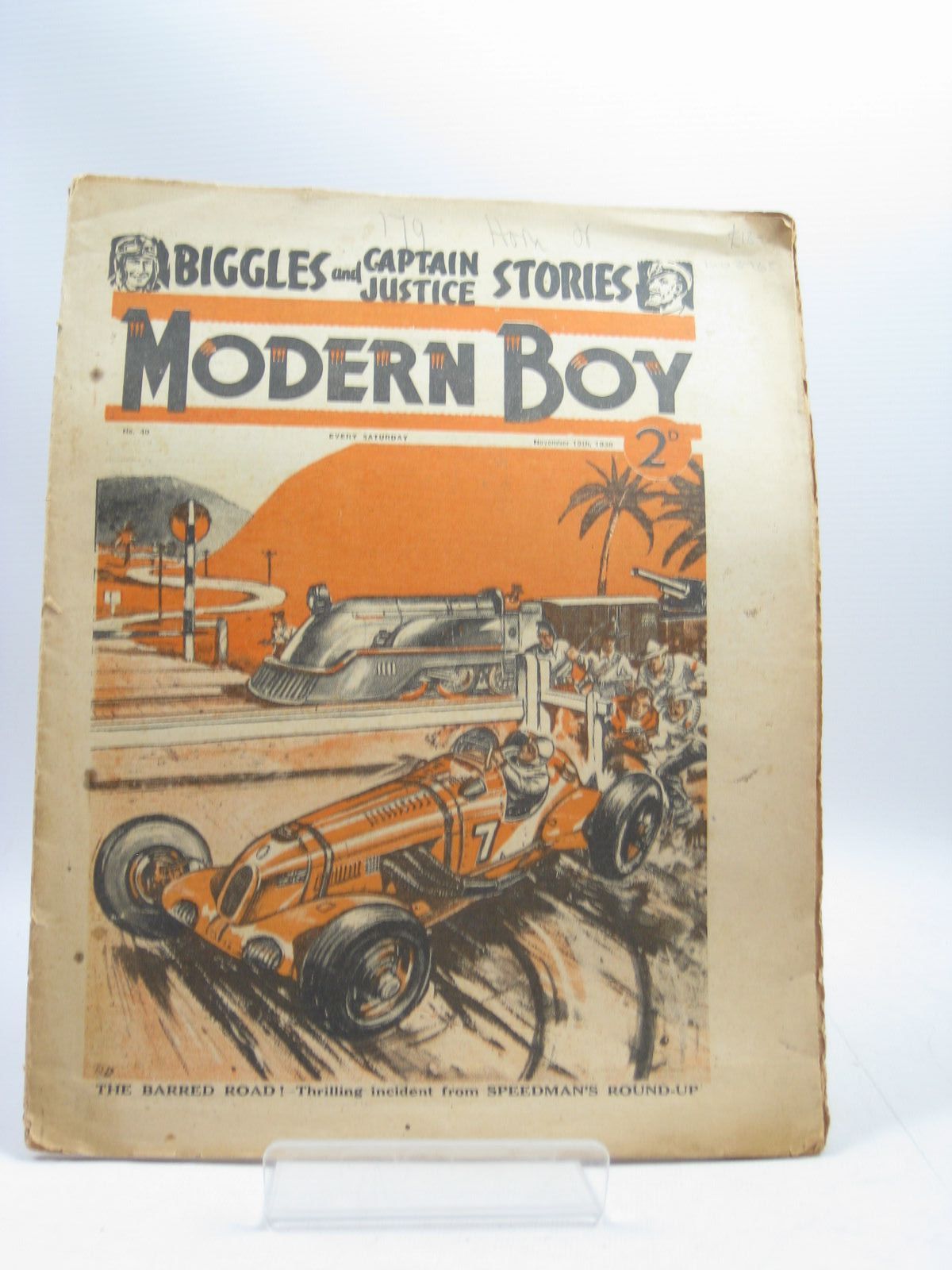 Photo of MODERN BOY No. 40 NOVEMBER 19TH 1938- Stock Number: 1403765