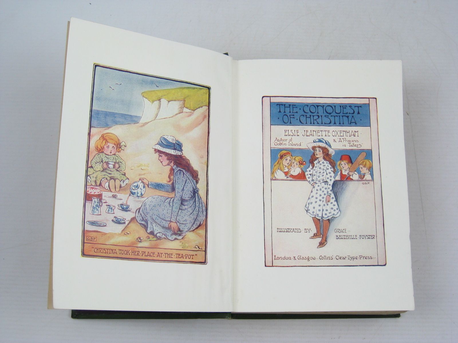 Photo of THE CONQUEST OF CHRISTINA written by Oxenham, Elsie J. illustrated by Foyster, G.B. published by Collins Clear-Type Press (STOCK CODE: 1404020)  for sale by Stella & Rose's Books