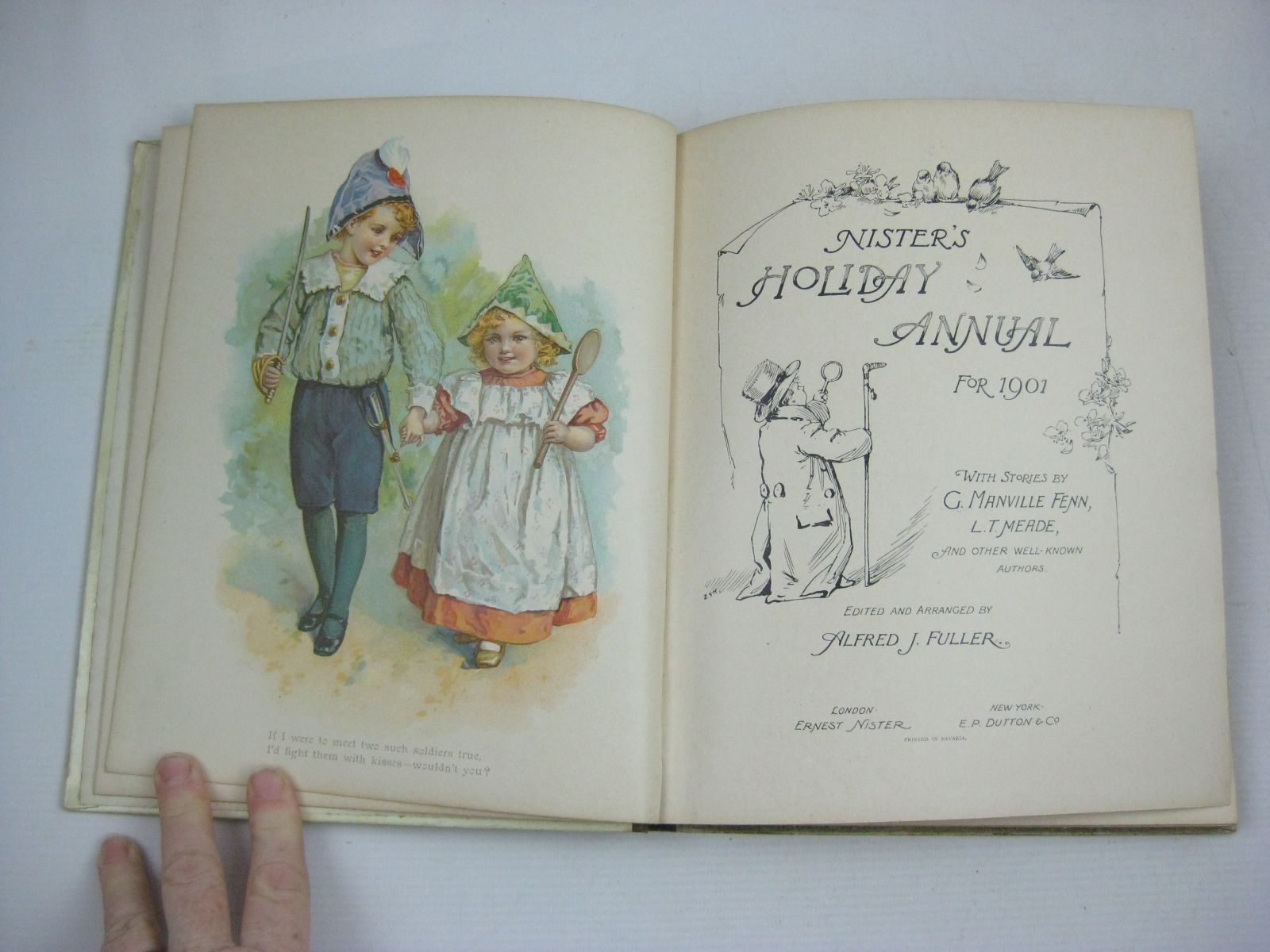 Photo of NISTER'S HOLIDAY ANNUAL FOR 1901 written by Fuller, Alfred J.
Fenn, George Manville
Meade, L.T.
et al,  illustrated by Wain, Louis
et al.,  published by Ernest Nister (STOCK CODE: 1404831)  for sale by Stella & Rose's Books