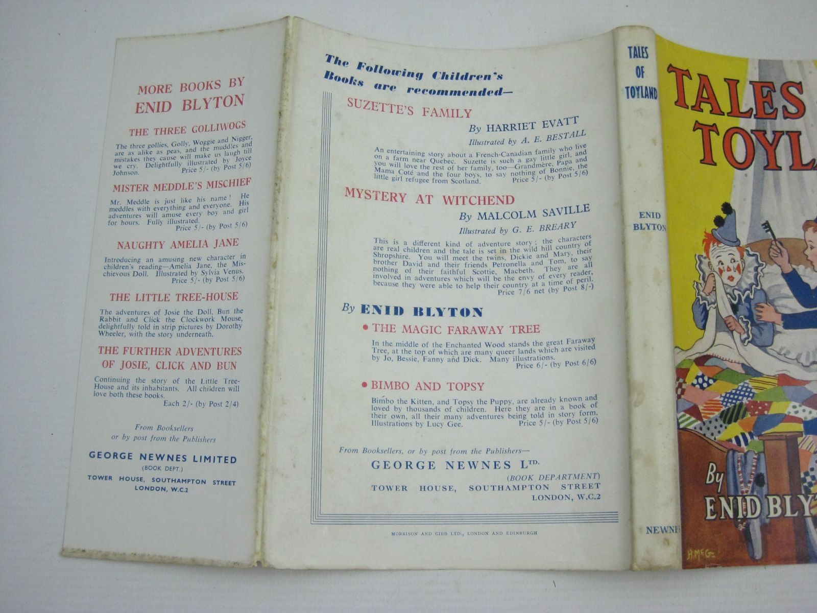 Photo of TALES OF TOYLAND written by Blyton, Enid illustrated by McGavin, Hilda published by George Newnes Limited (STOCK CODE: 1405862)  for sale by Stella & Rose's Books