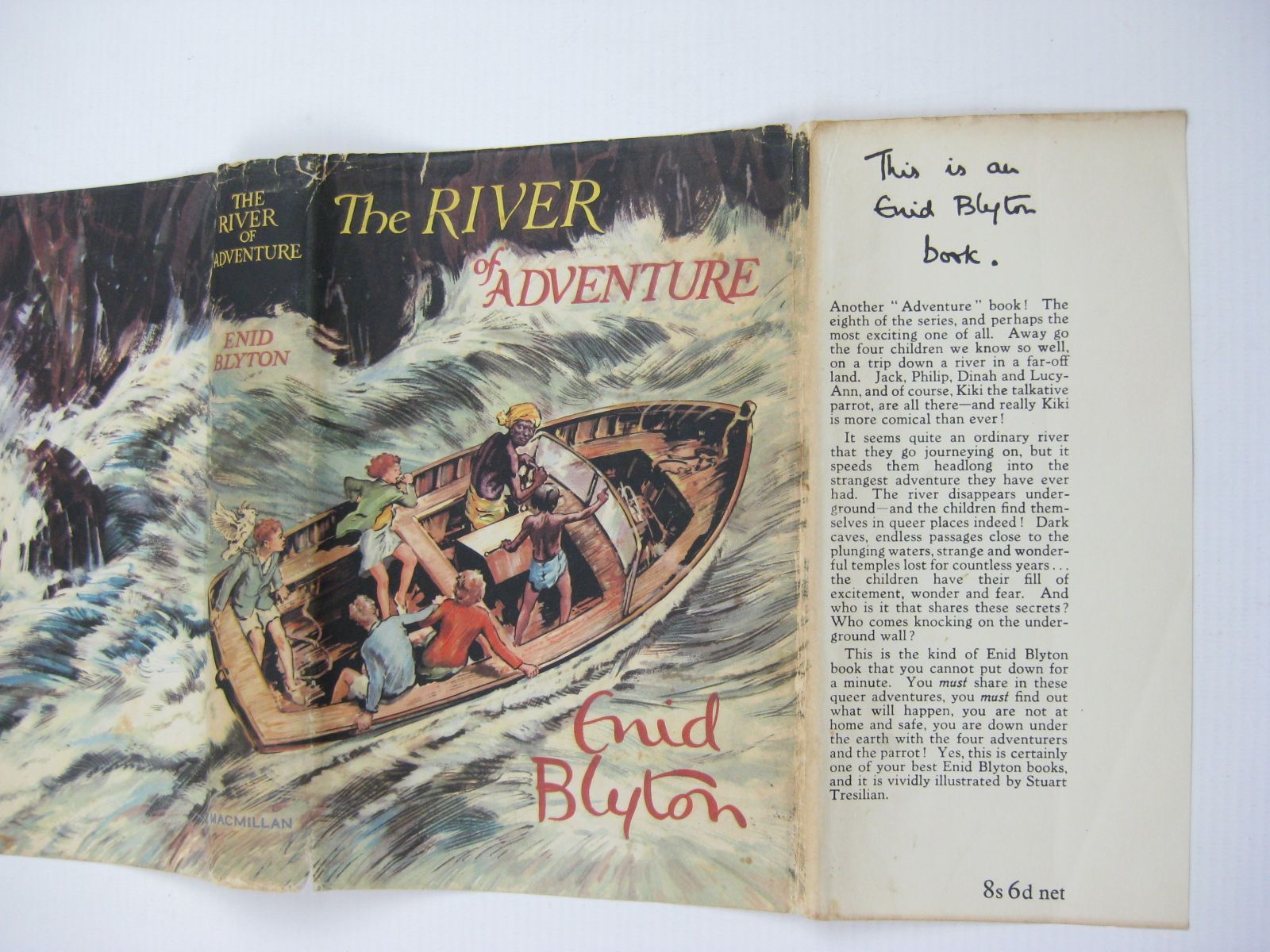 Photo of THE RIVER OF ADVENTURE written by Blyton, Enid illustrated by Tresilian, Stuart published by Macmillan & Co. Ltd. (STOCK CODE: 1407032)  for sale by Stella & Rose's Books