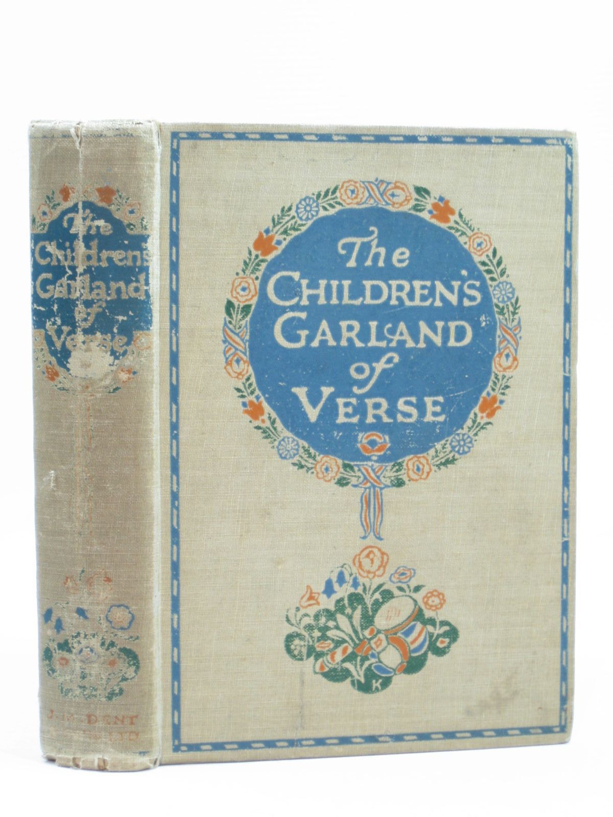 Photo of THE CHILDREN'S GARLAND OF VERSE written by Rhys, Grace Longfellow, Henry Wadsworth Scott, Sir Walter Lear, Edward et al, illustrated by Robinson, Charles published by J.M. Dent &amp; Sons Ltd. (STOCK CODE: 1504300)  for sale by Stella & Rose's Books