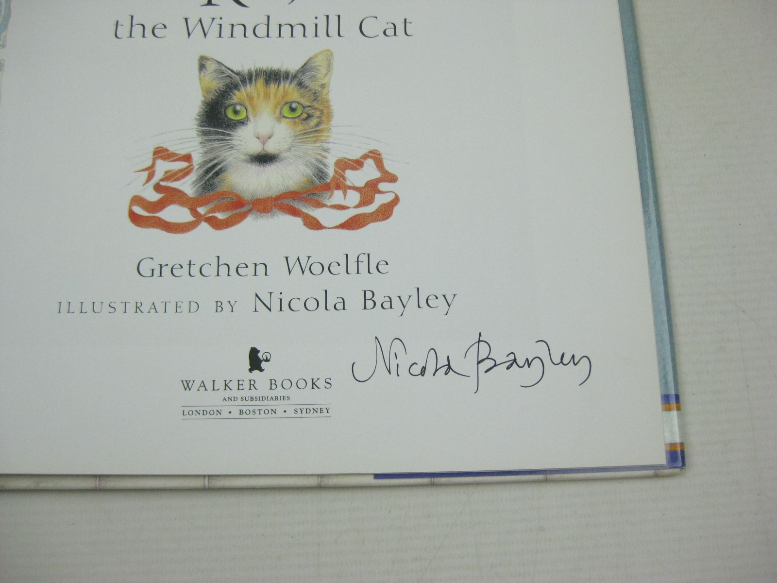 Photo of KATJE THE WINDMILL CAT written by Woelfle, Gretchen illustrated by Bayley, Nicola published by Walker Books (STOCK CODE: 1504445)  for sale by Stella & Rose's Books