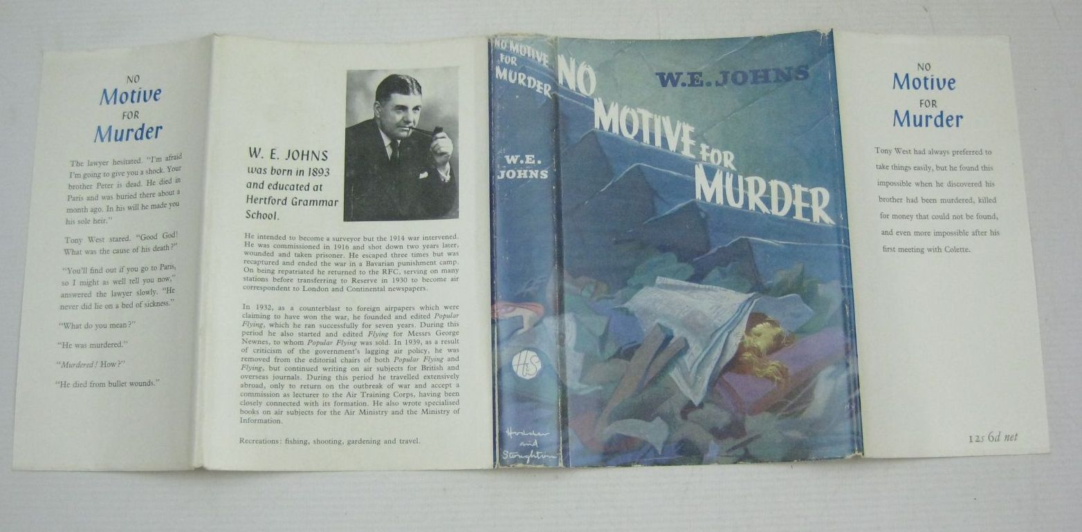 Photo of NO MOTIVE FOR MURDER written by Johns, W.E. published by Hodder & Stoughton (STOCK CODE: 1505624)  for sale by Stella & Rose's Books