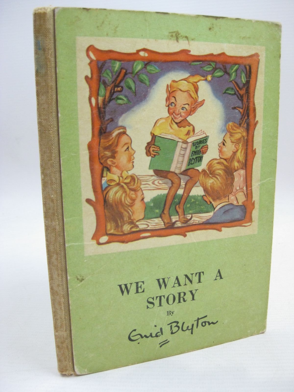 Photo of WE WANT A STORY written by Blyton, Enid illustrated by Bowe, George published by Murfett Pty. Ltd. (STOCK CODE: 1506331)  for sale by Stella & Rose's Books