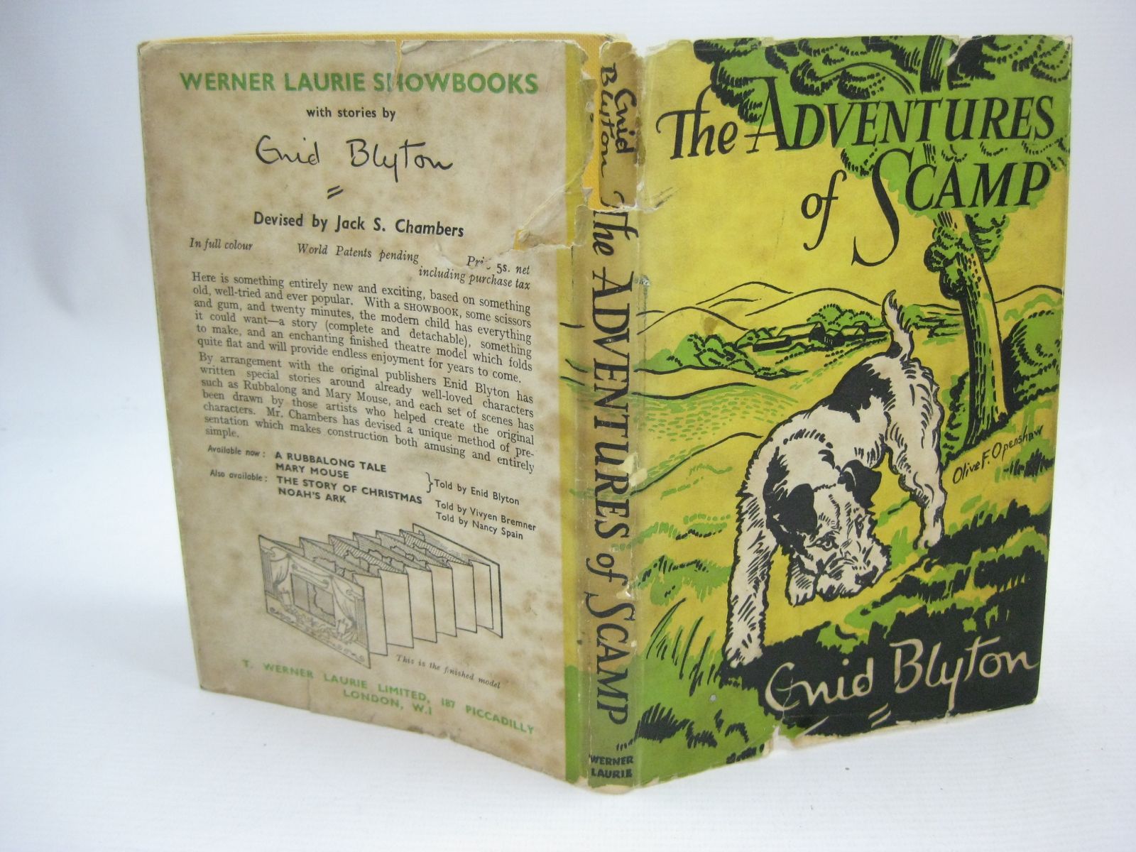 Photo of THE ADVENTURES OF SCAMP written by Blyton, Enid illustrated by Openshaw, Olive F. published by Werner Laurie (STOCK CODE: 1506337)  for sale by Stella & Rose's Books