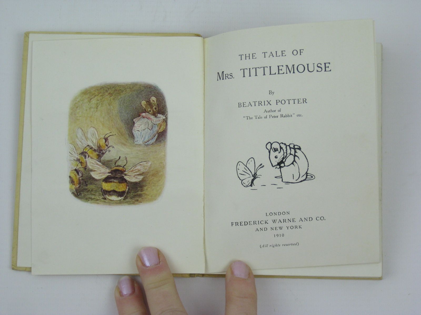 Photo of THE TALE OF MRS. TITTLEMOUSE written by Potter, Beatrix illustrated by Potter, Beatrix published by Frederick Warne & Co Ltd. (STOCK CODE: 1506619)  for sale by Stella & Rose's Books