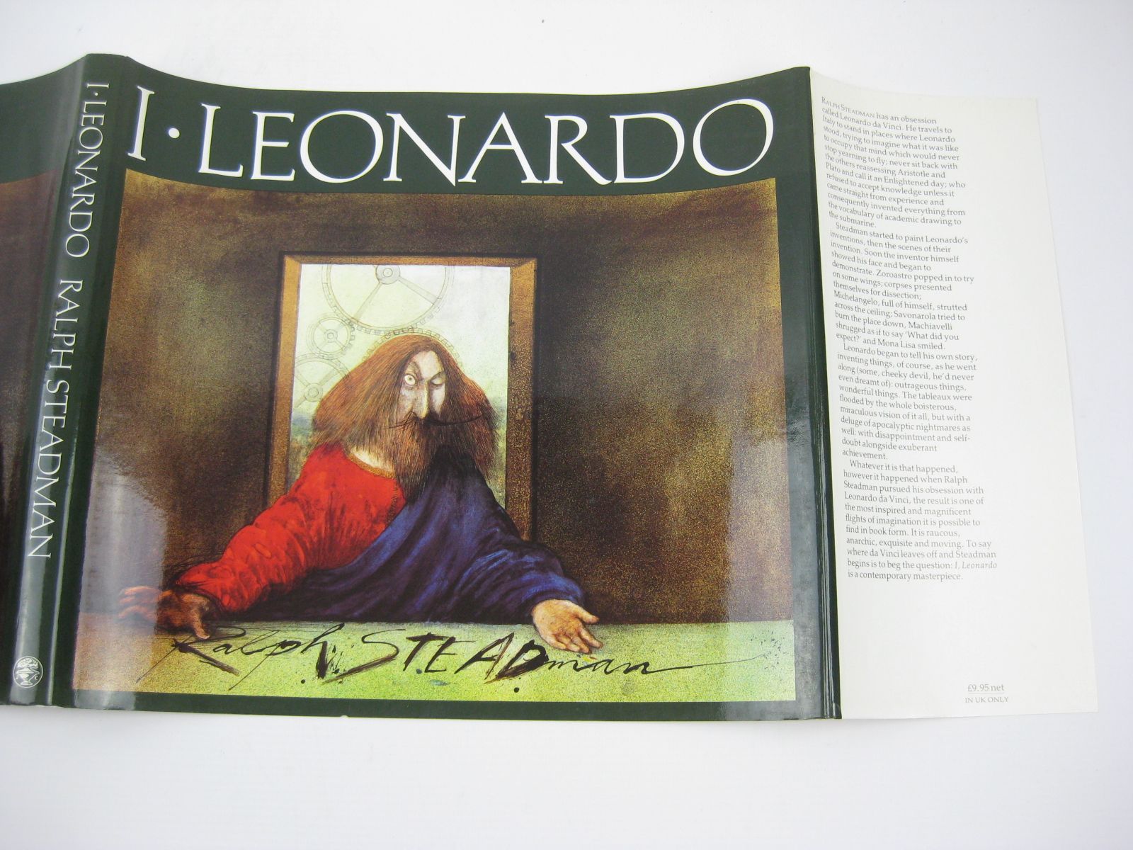Photo of I LEONARDO written by Steadman, Ralph illustrated by Steadman, Ralph published by Jonathan Cape (STOCK CODE: 1506771)  for sale by Stella & Rose's Books