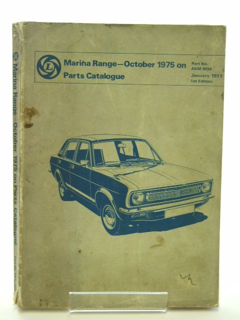 Photo of MARINA RANGE OCTOBER 1975 ON PARTS CATALOGUE published by British Leyland (STOCK CODE: 1602242)  for sale by Stella & Rose's Books