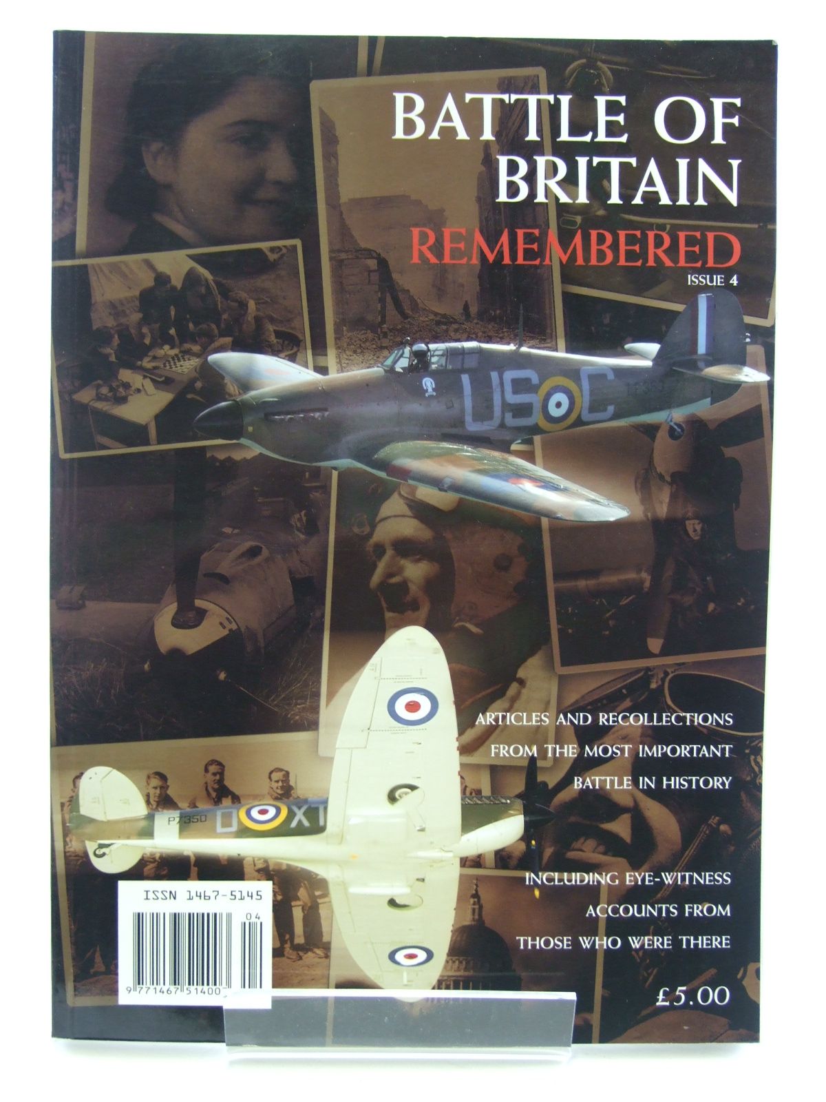 Photo of BATTLE OF BRITAIN REMEMBERED ISSUE 4 published by Battle Of Britain Historical Society (STOCK CODE: 1602870)  for sale by Stella & Rose's Books