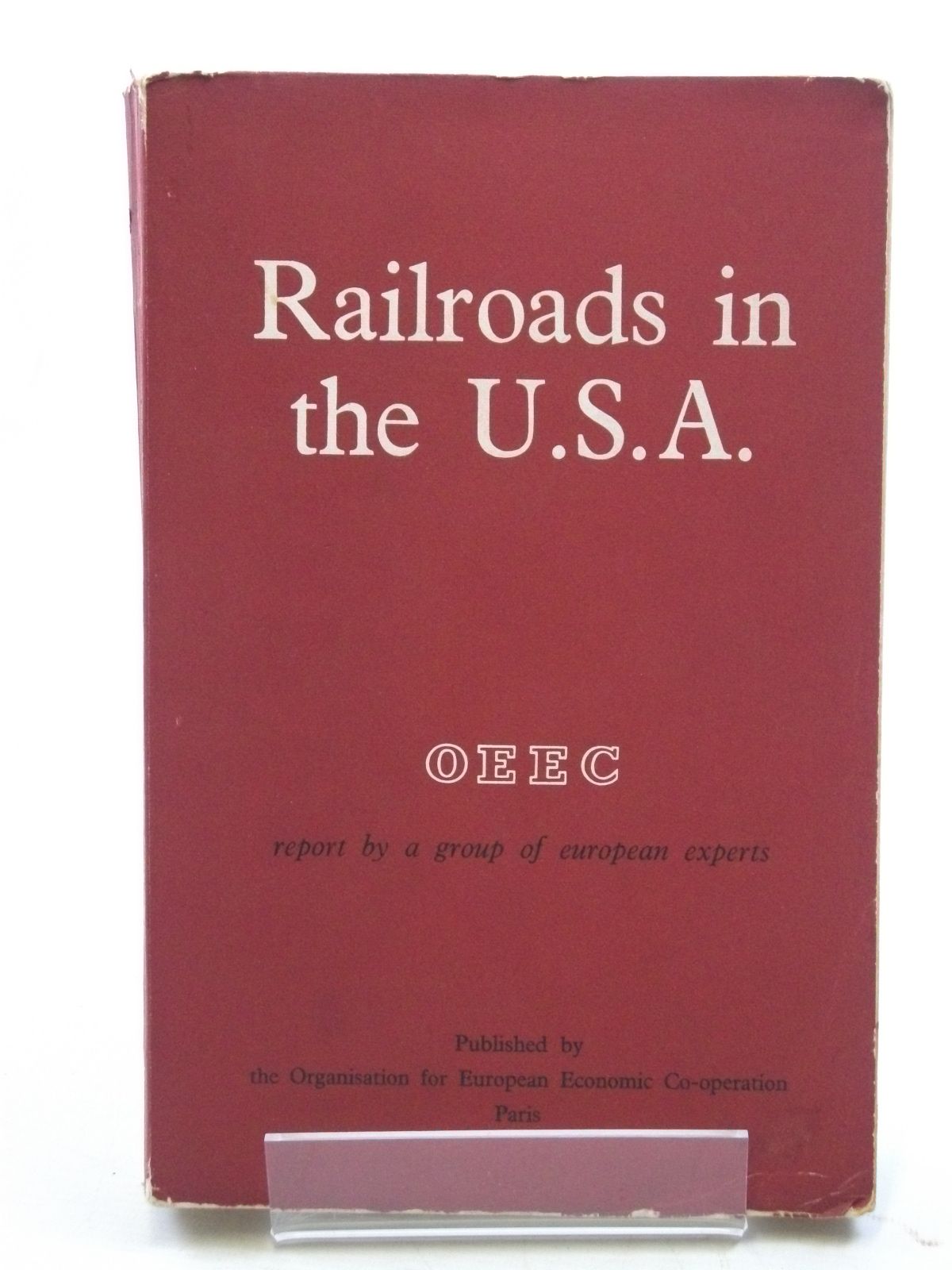 Photo of RAILROADS IN THE U.S.A. published by Organisation For Economic Co-Operation (STOCK CODE: 1604590)  for sale by Stella & Rose's Books